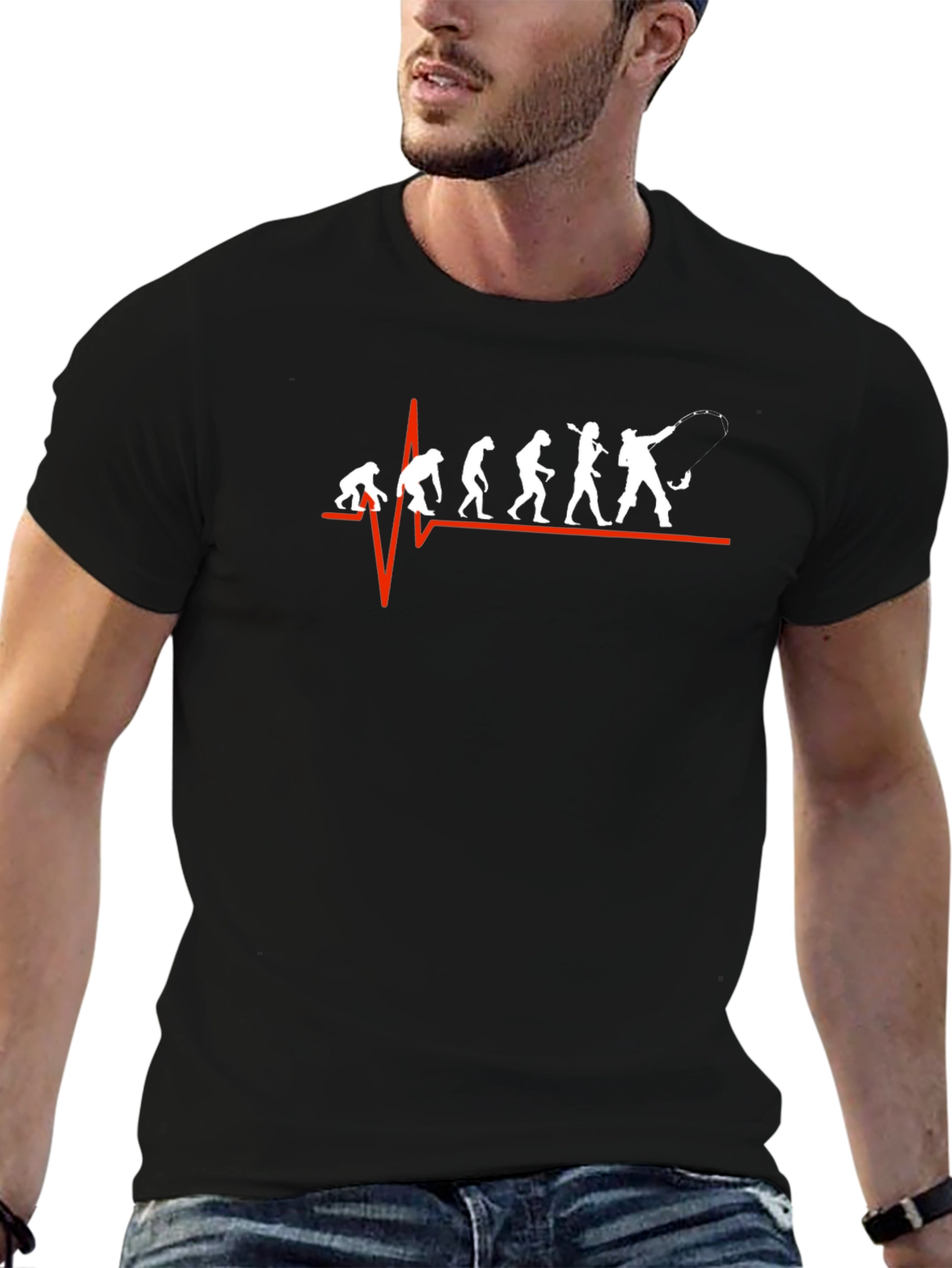 Evolution of Fishing T-Shirt - Funny Angler Tee