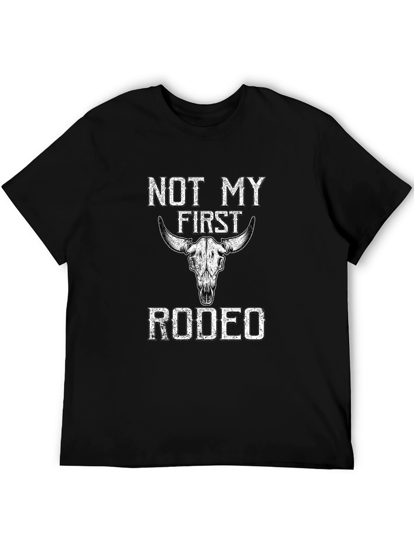 Not My First Rodeo Graphic Tee - Black