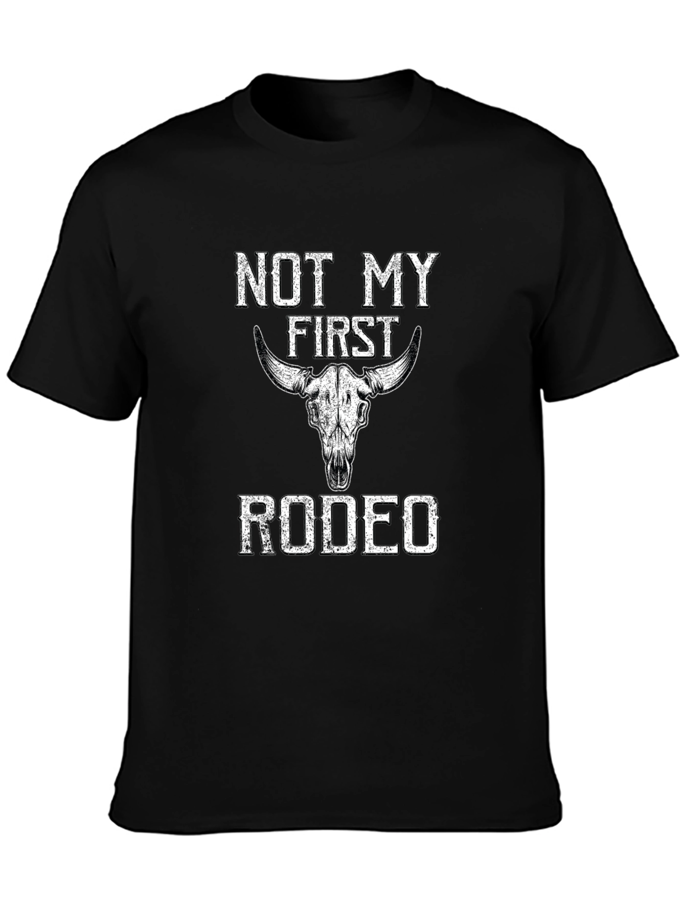 Not My First Rodeo Graphic Tee - Black