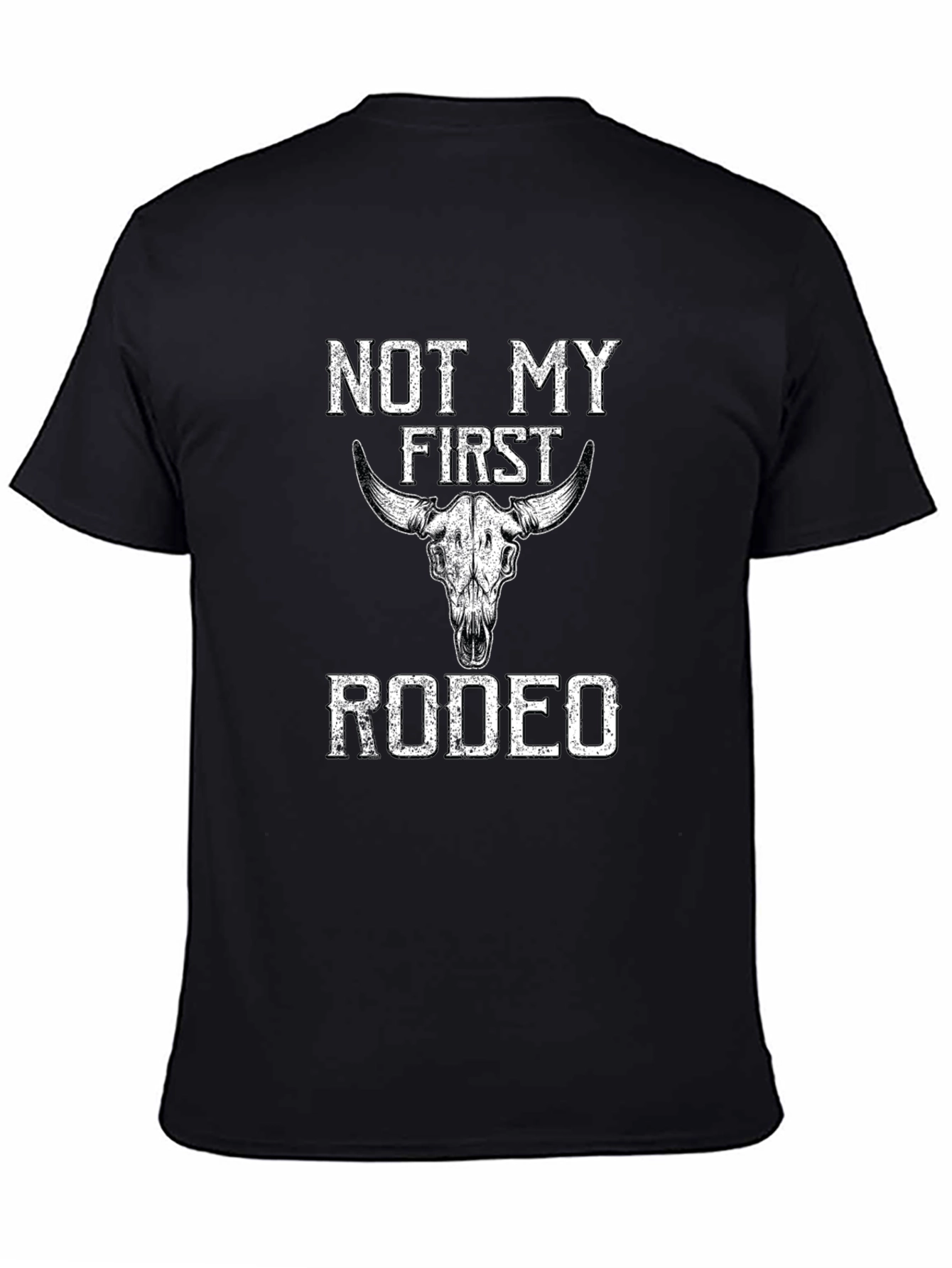 Not My First Rodeo Graphic Tee - Black