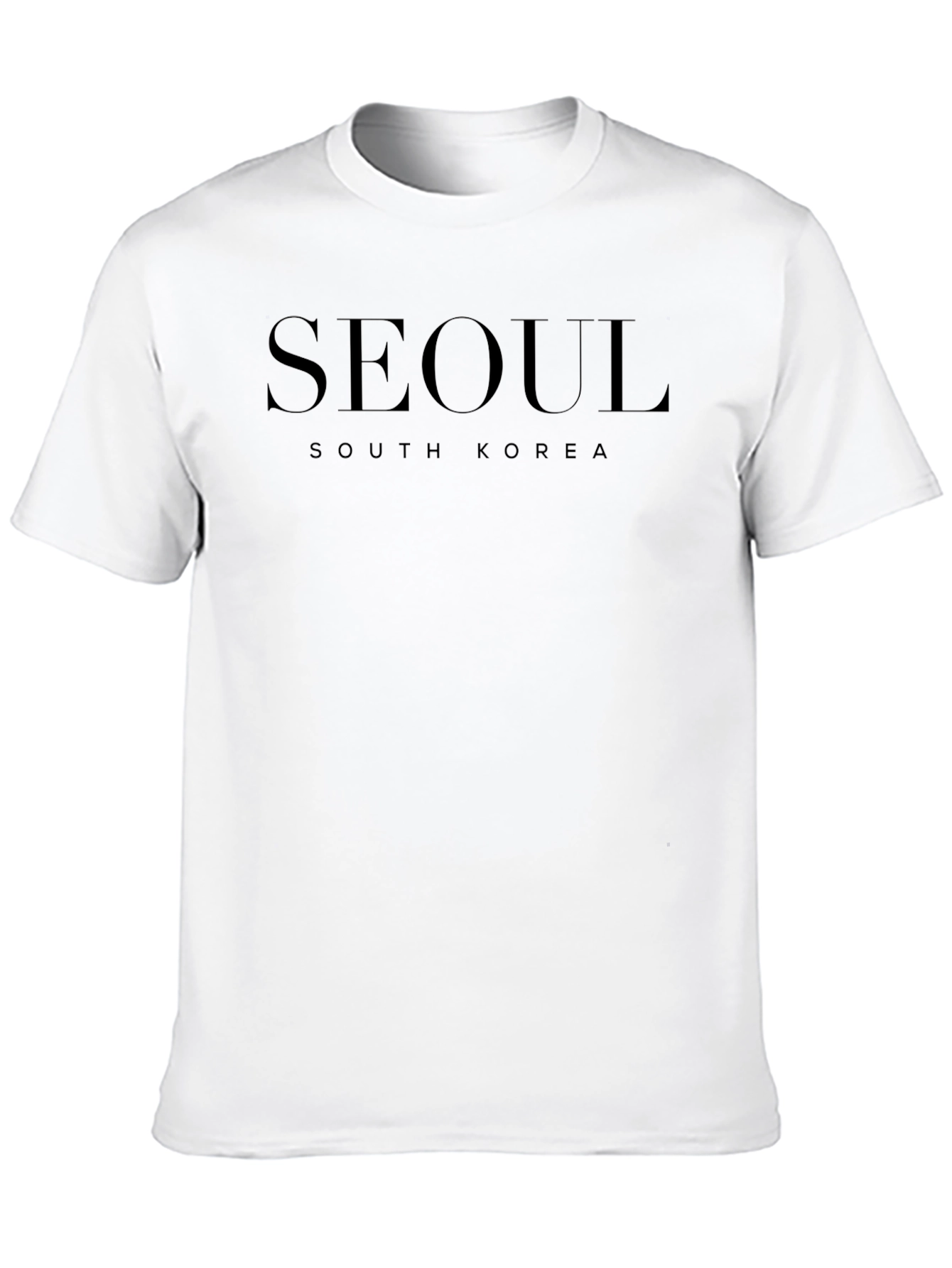 Seoul South Korea Graphic Black T-Shirt