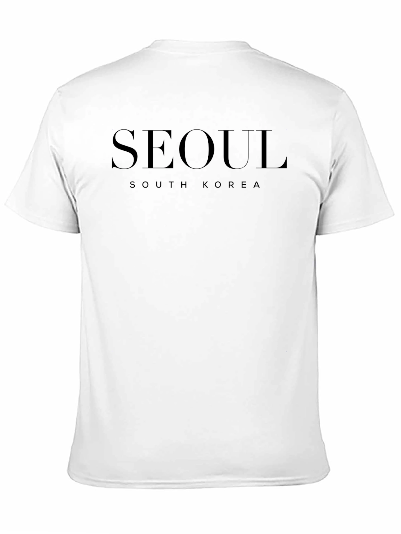 Seoul South Korea Graphic Black T-Shirt