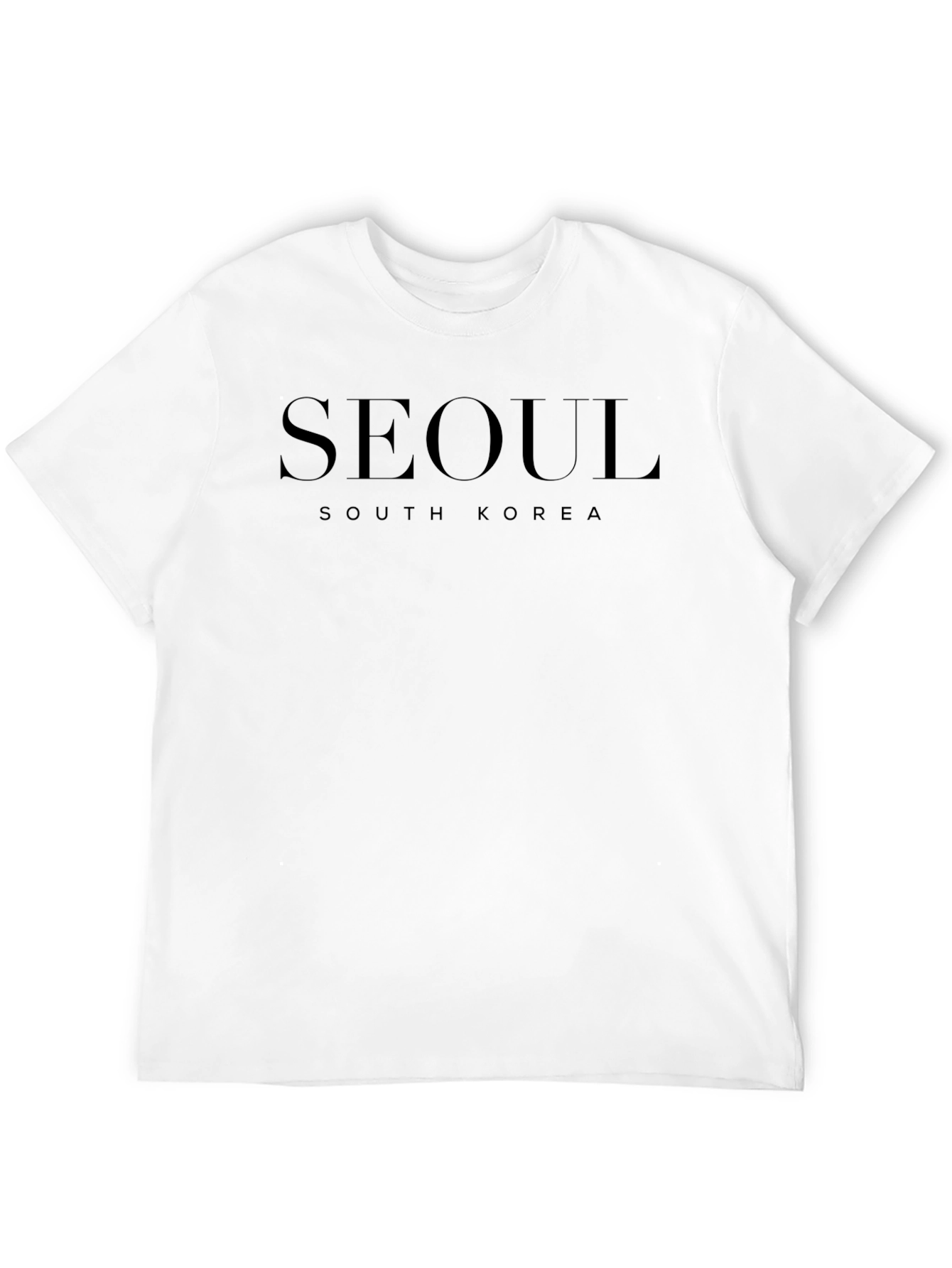 Seoul South Korea Graphic Black T-Shirt
