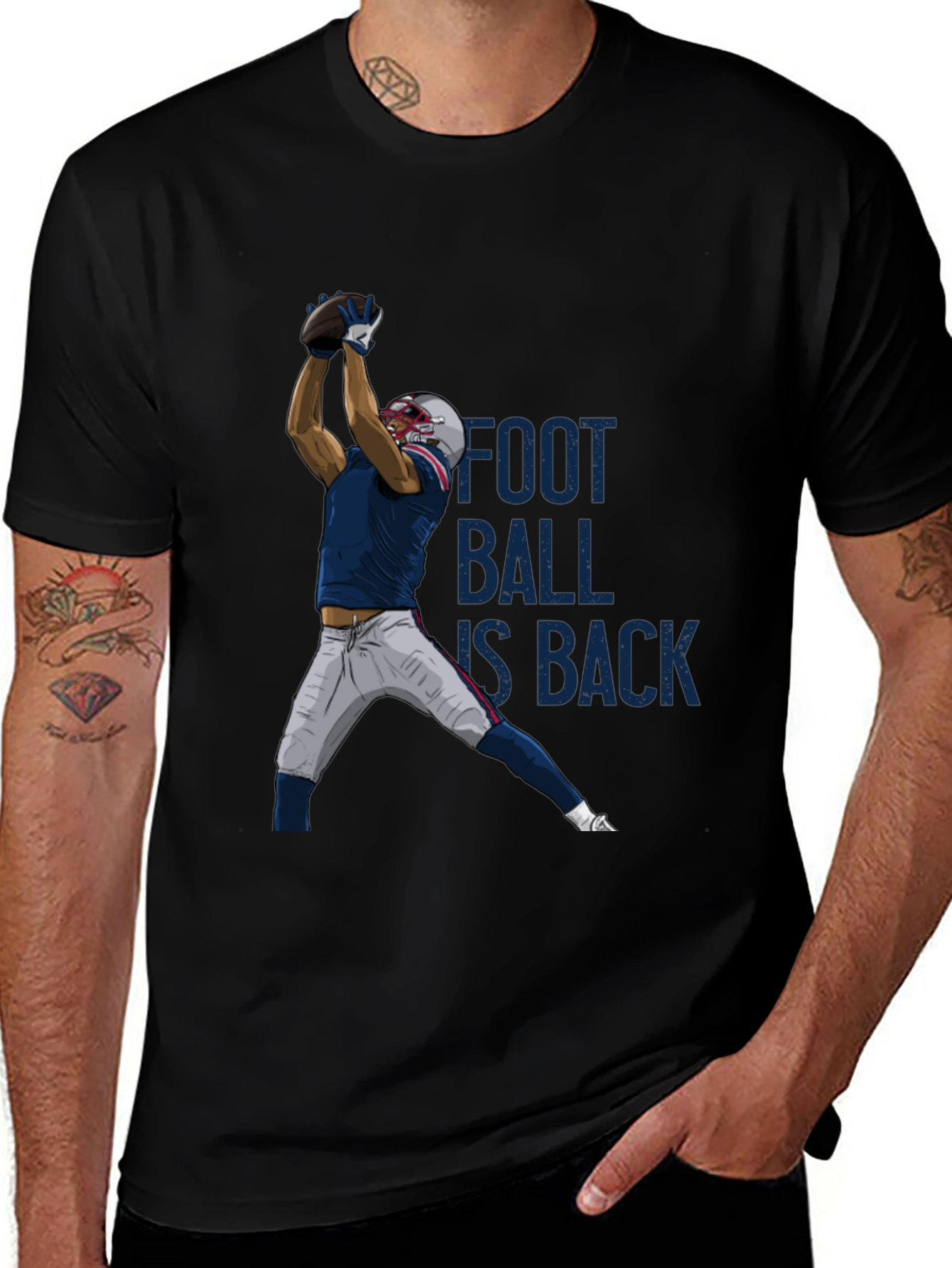 Football Is Back Graphic T-Shirt