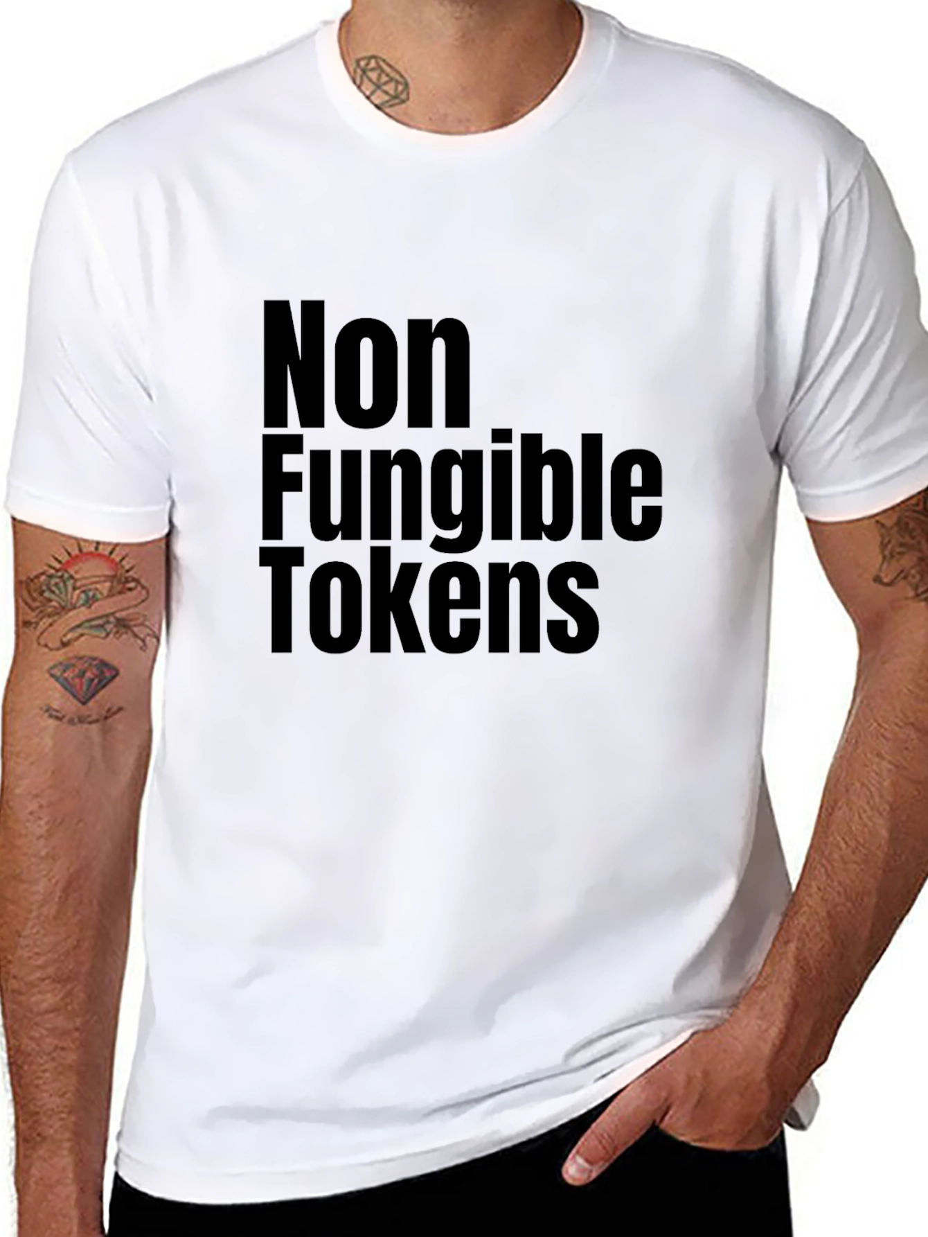 Non-Fungible Tokens Black T-Shirt - Crypto Tee