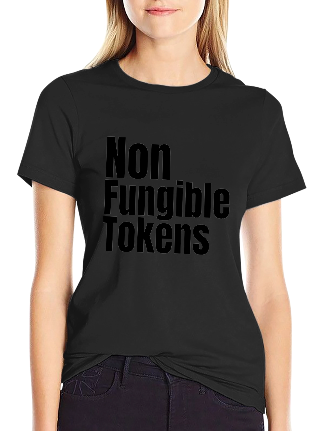 Non-Fungible Tokens Black T-Shirt - Crypto Tee