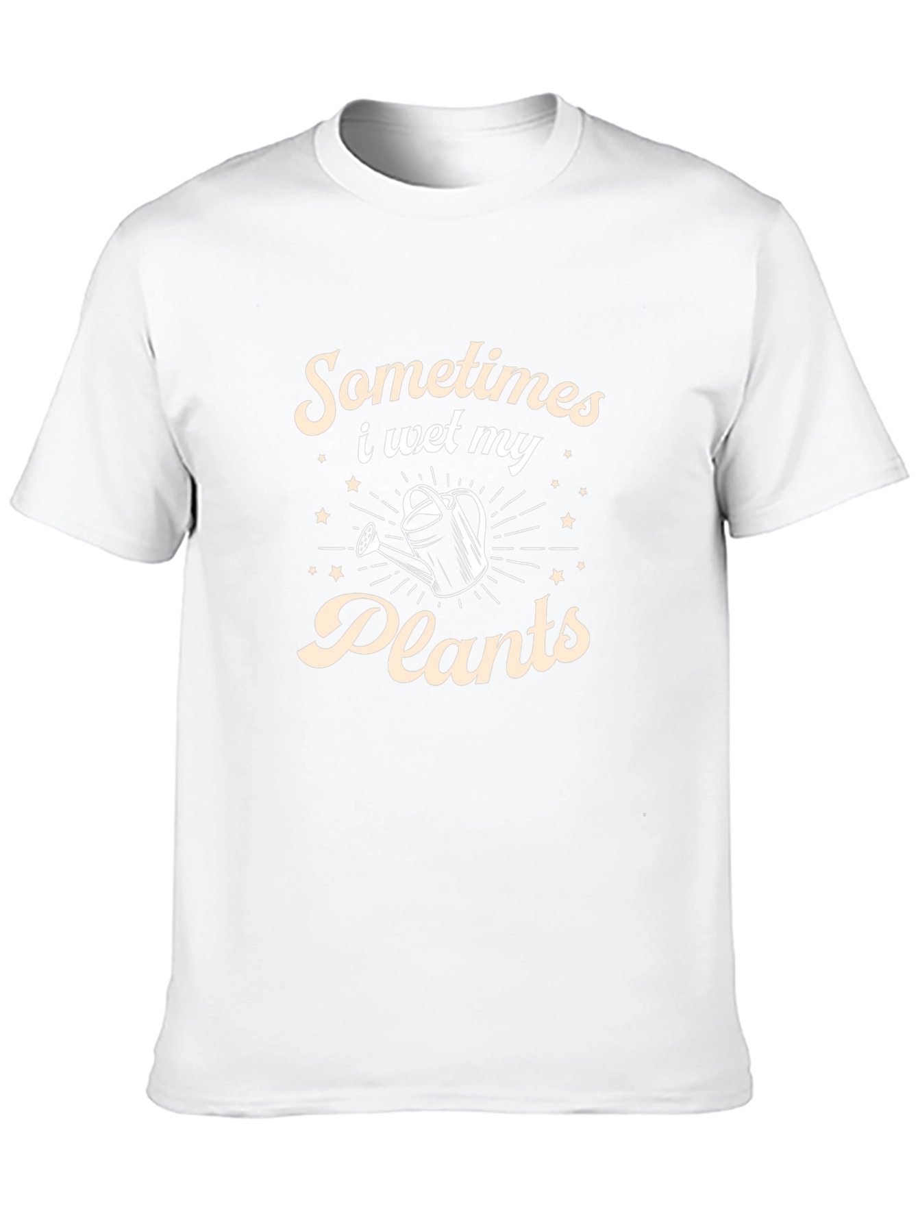 Funny Gardening T-Shirt - Sometimes I Wet My Plants