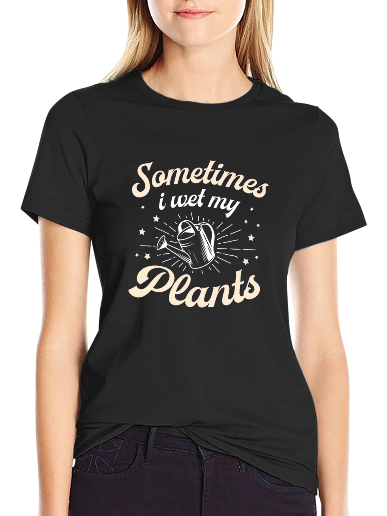Funny Gardening T-Shirt - Sometimes I Wet My Plants