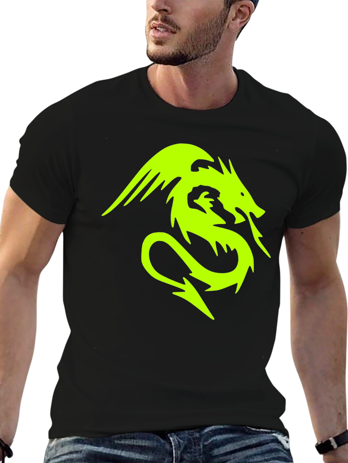 Dragon Graphic Black T-Shirt