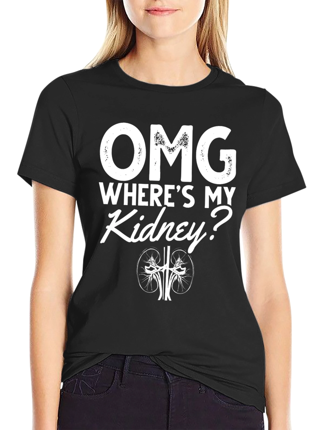 OMG Wheres My Kidney? Graphic Novelty T-Shirt
