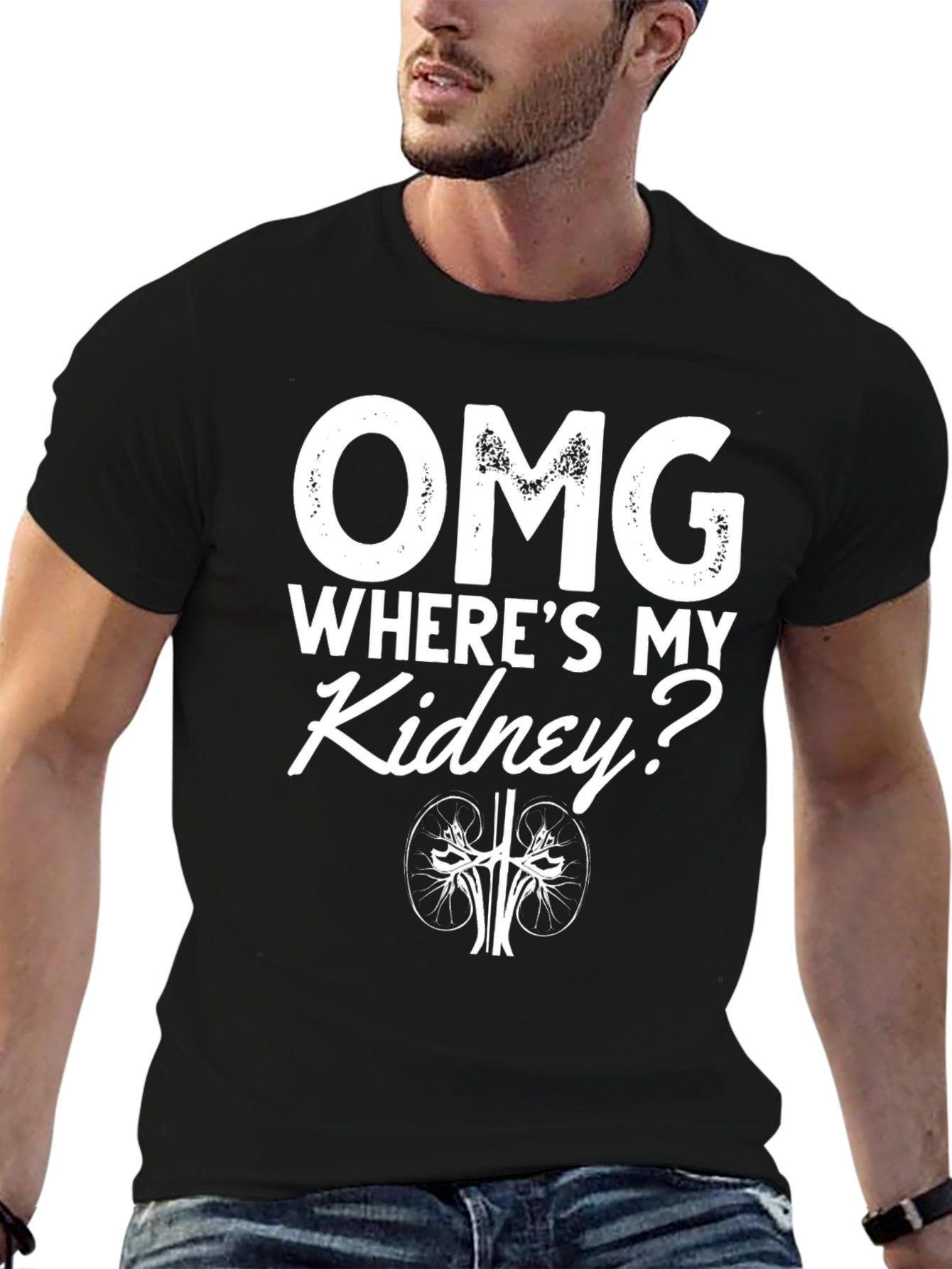 OMG Wheres My Kidney? Graphic Novelty T-Shirt