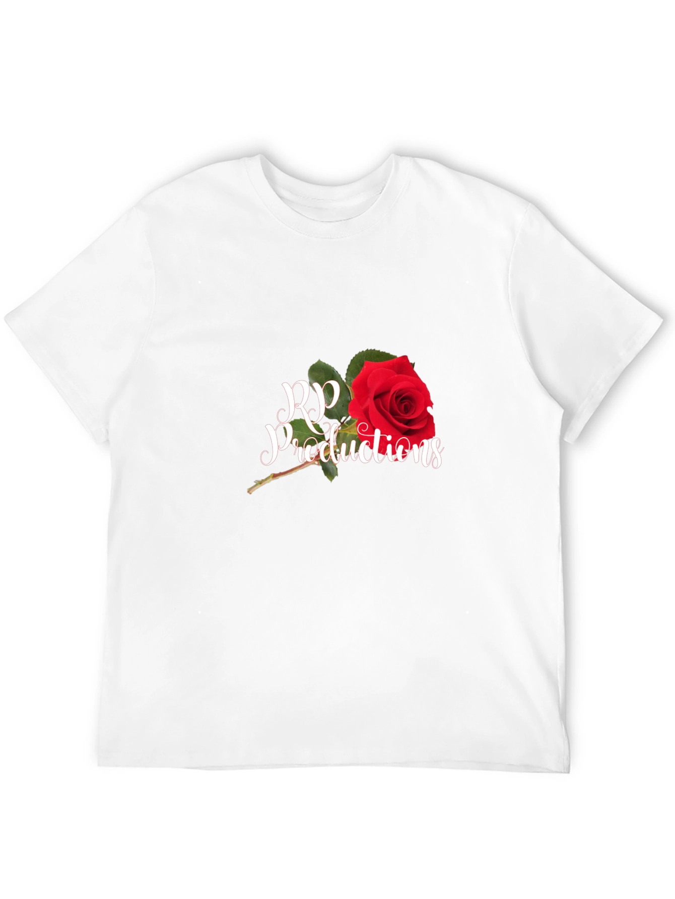 RP Productions Rose Graphic Black T-Shirt