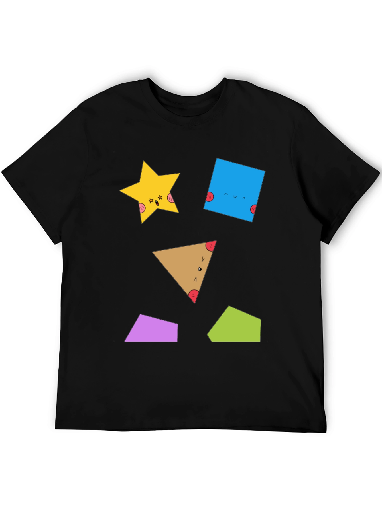 Geometric Shapes T-Shirt - Fun & Unique Design