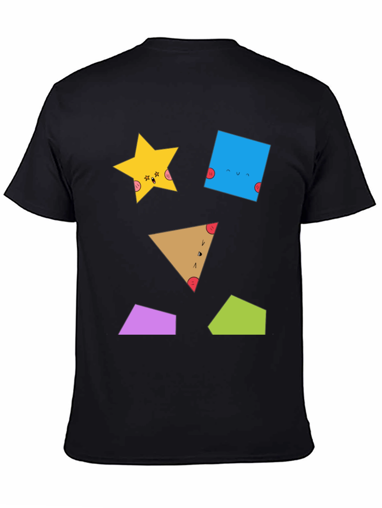 Geometric Shapes T-Shirt - Fun & Unique Design