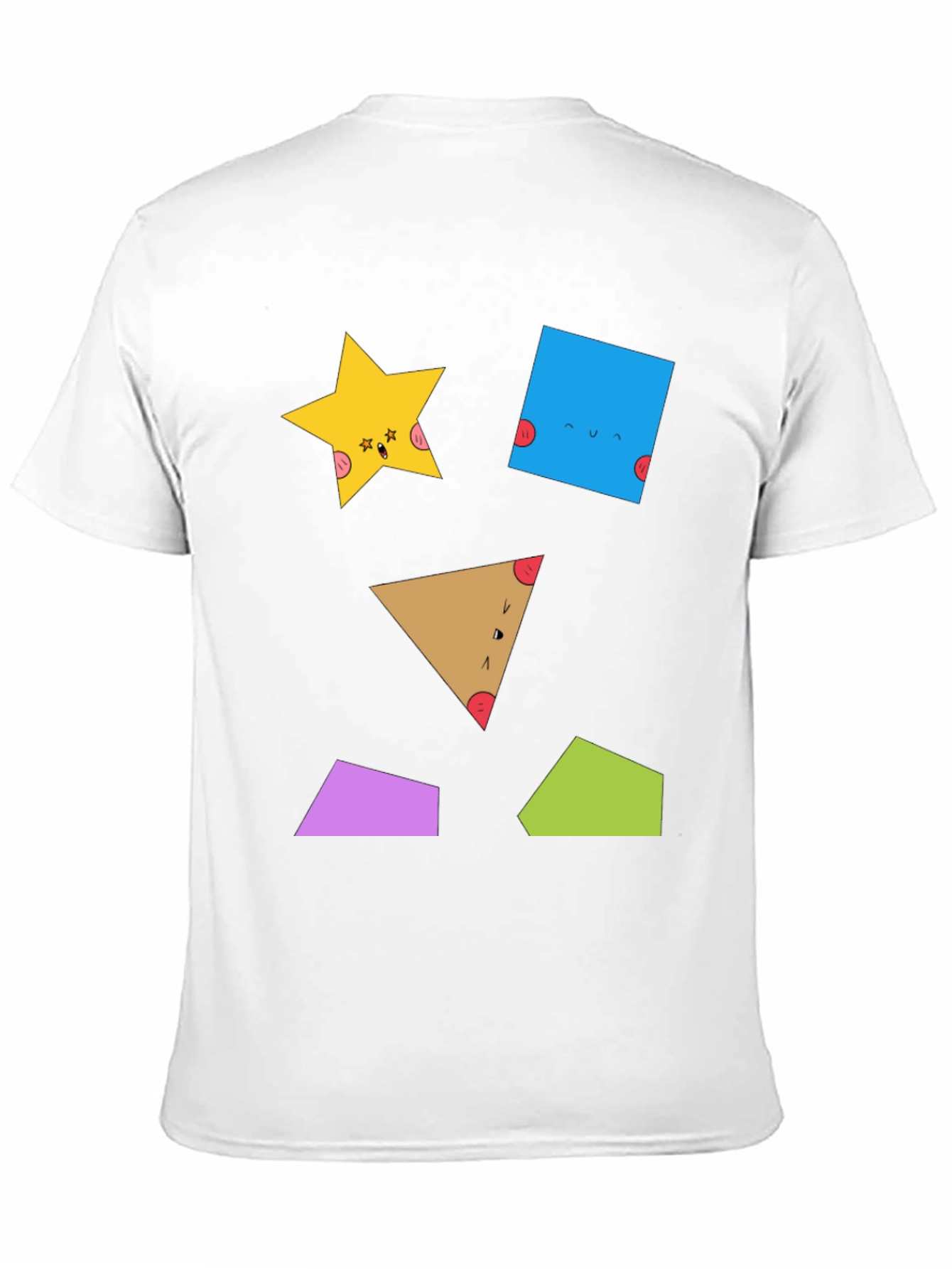 Geometric Shapes T-Shirt - Fun & Unique Design