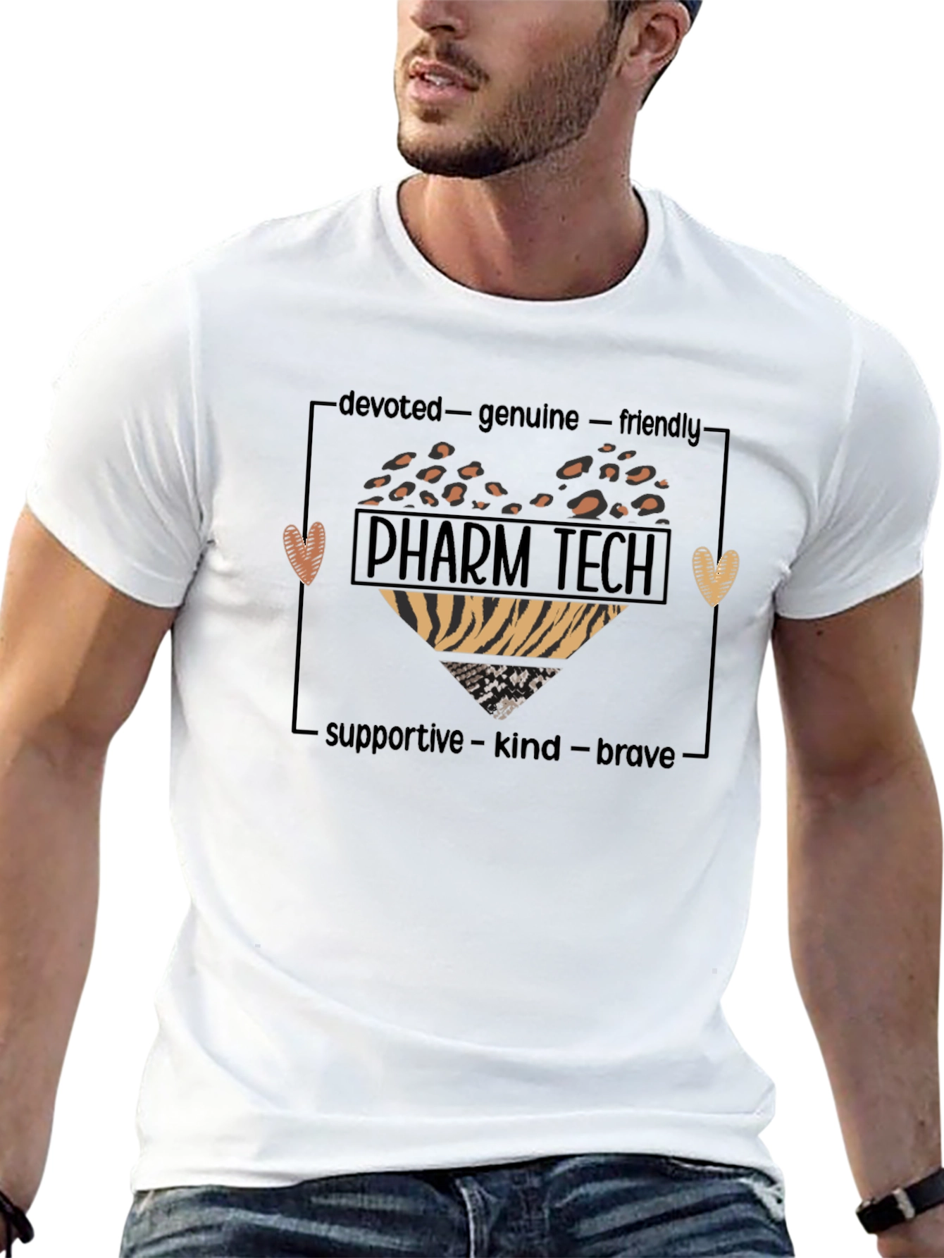 Pharm Tech Heart Graphic Tee - Unisex