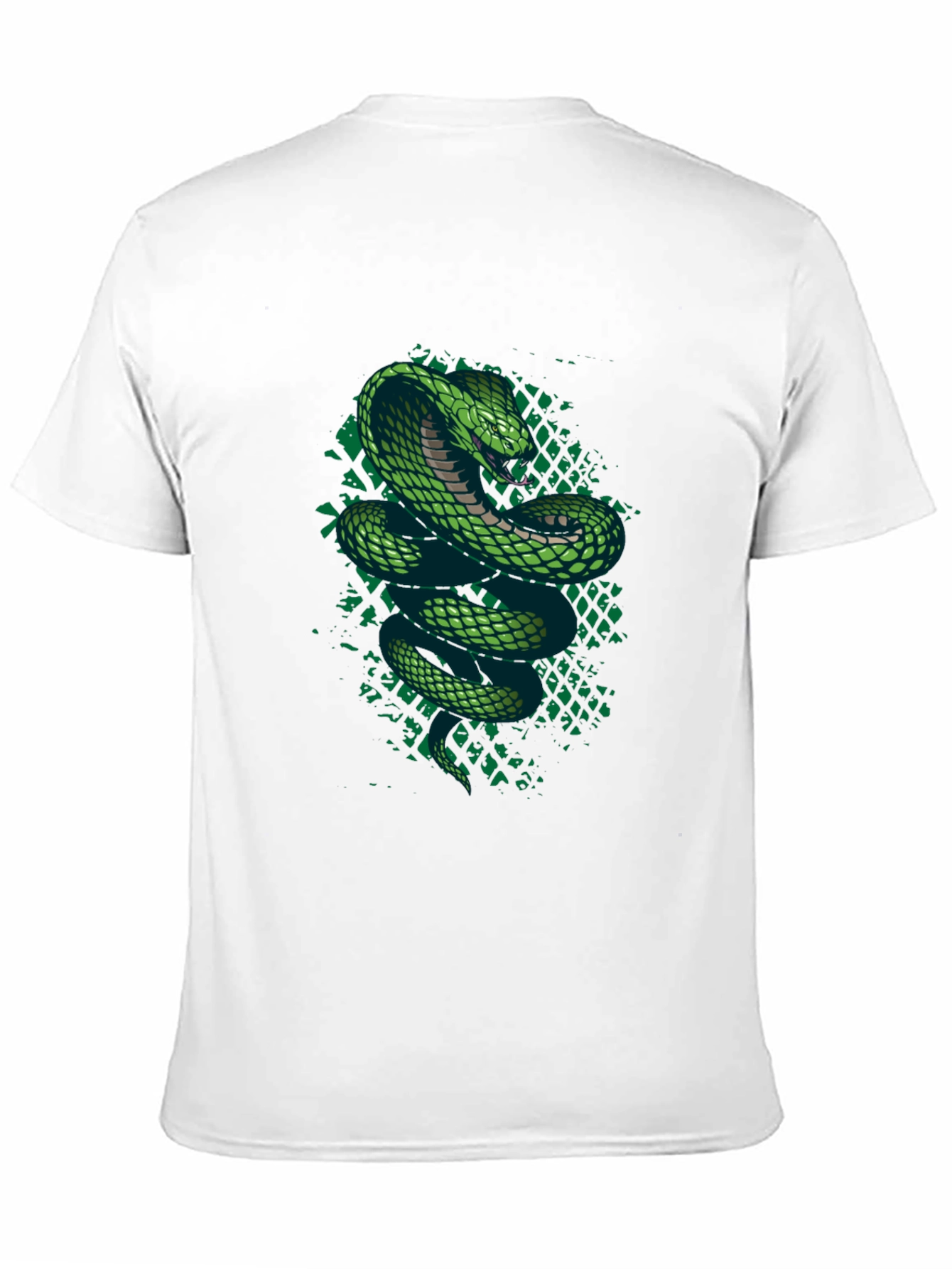 Green Cobra Graphic T-Shirt - Mens Black Tee