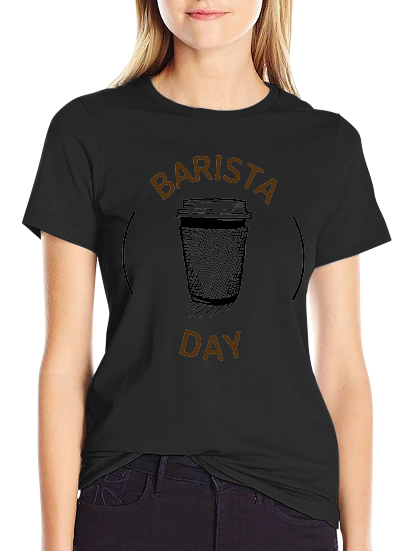 Barista Day Graphic Tee - Black