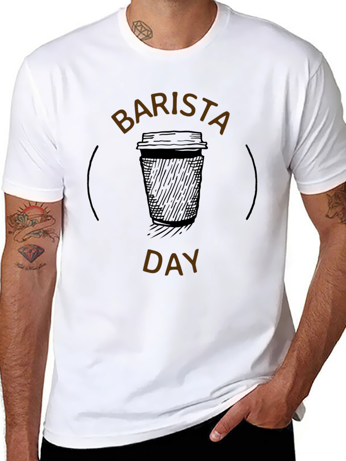Barista Day Graphic Tee - Black