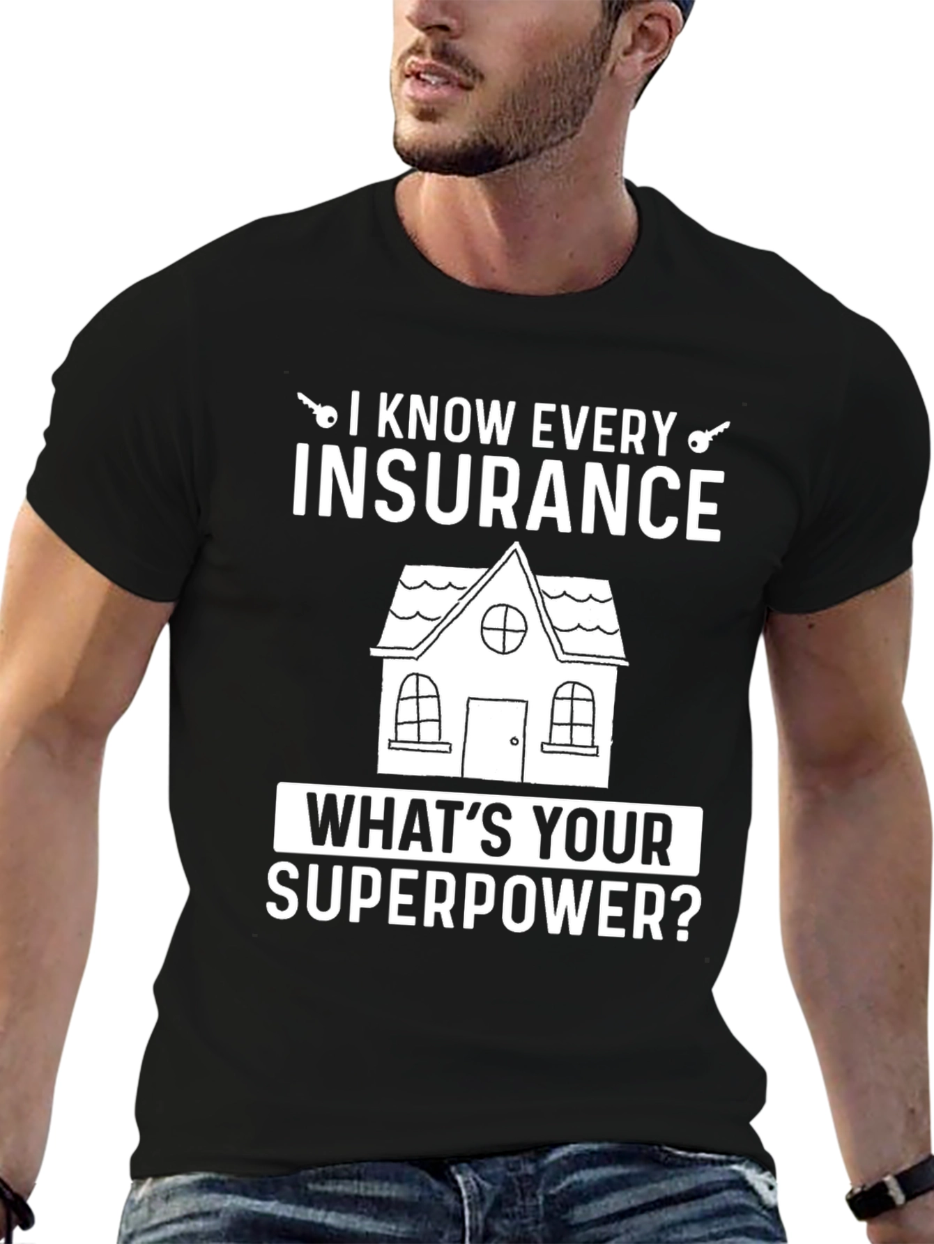 Insurance Superpower T-Shirt - Agent Gift