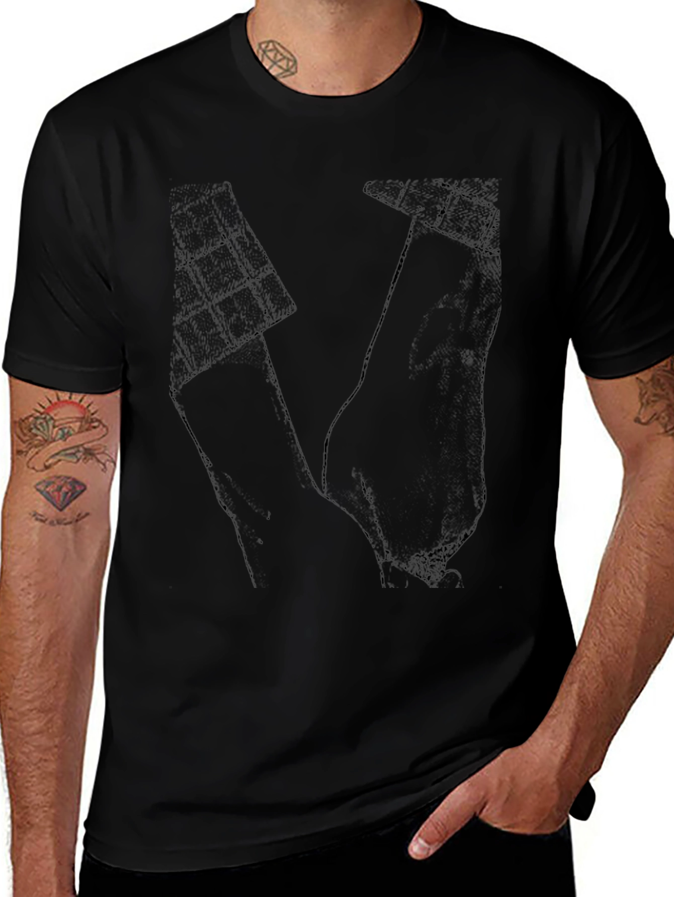 Graphic Print Mens T-Shirt