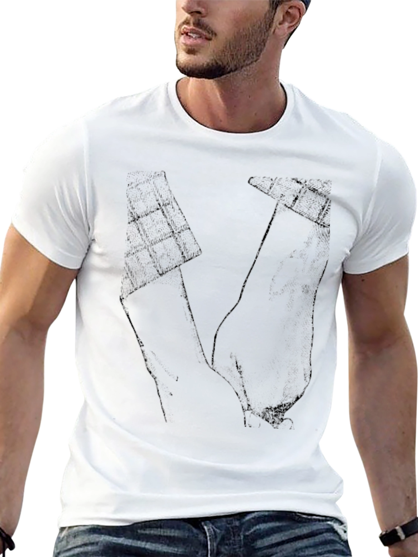 Graphic Print Mens T-Shirt