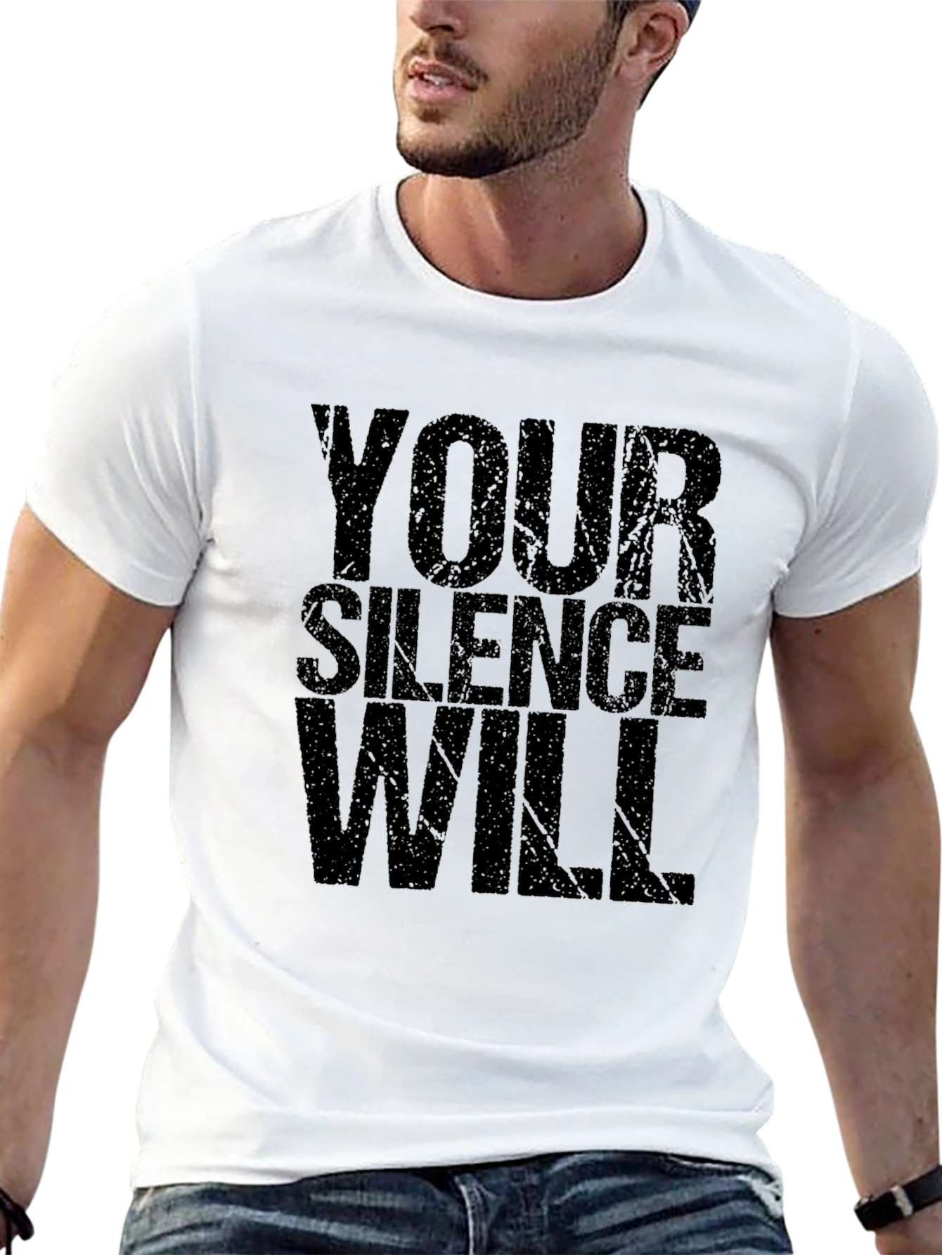 Your Silence Will T-Shirt - Black