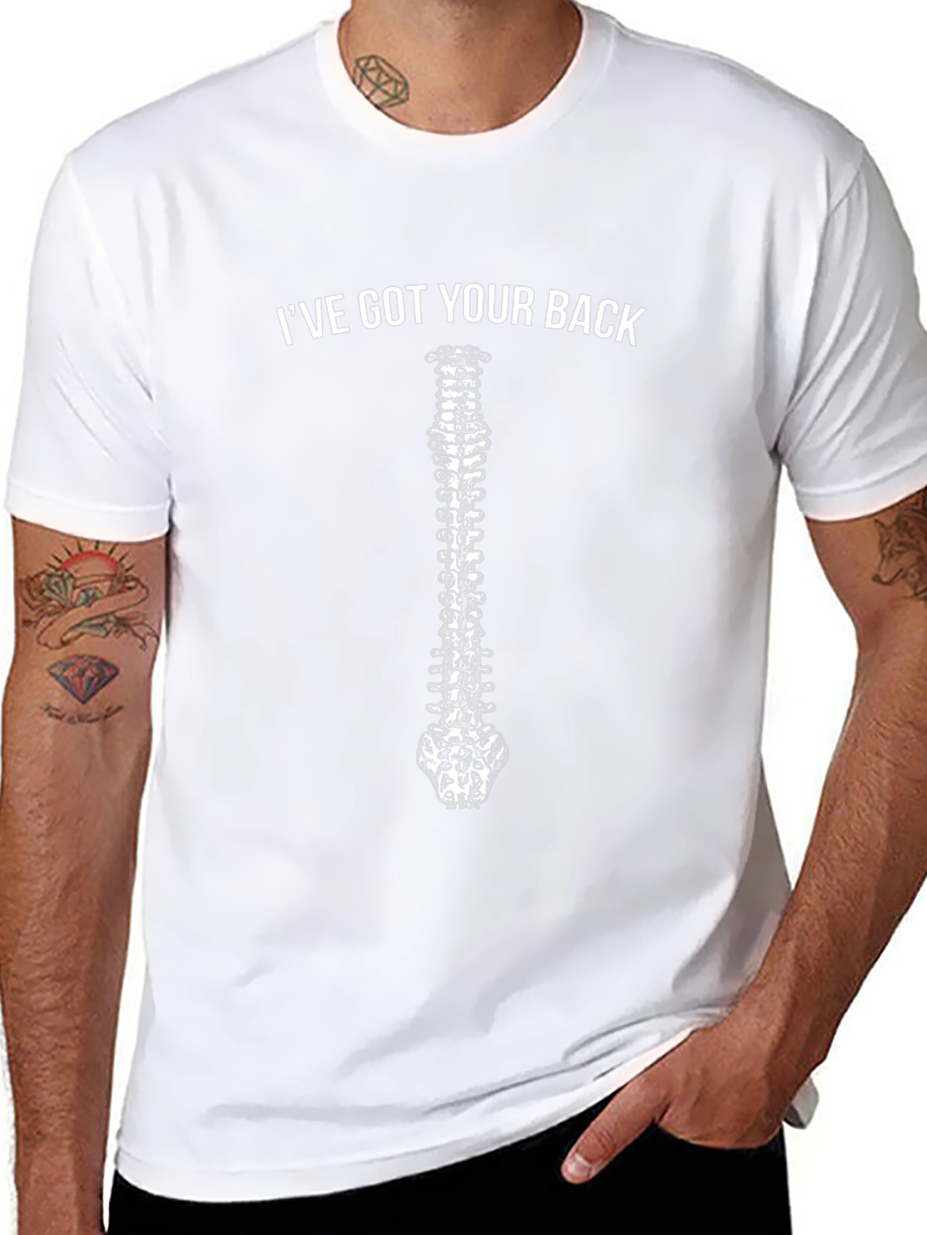 Ive Got Your Back Spine Graphic Tee