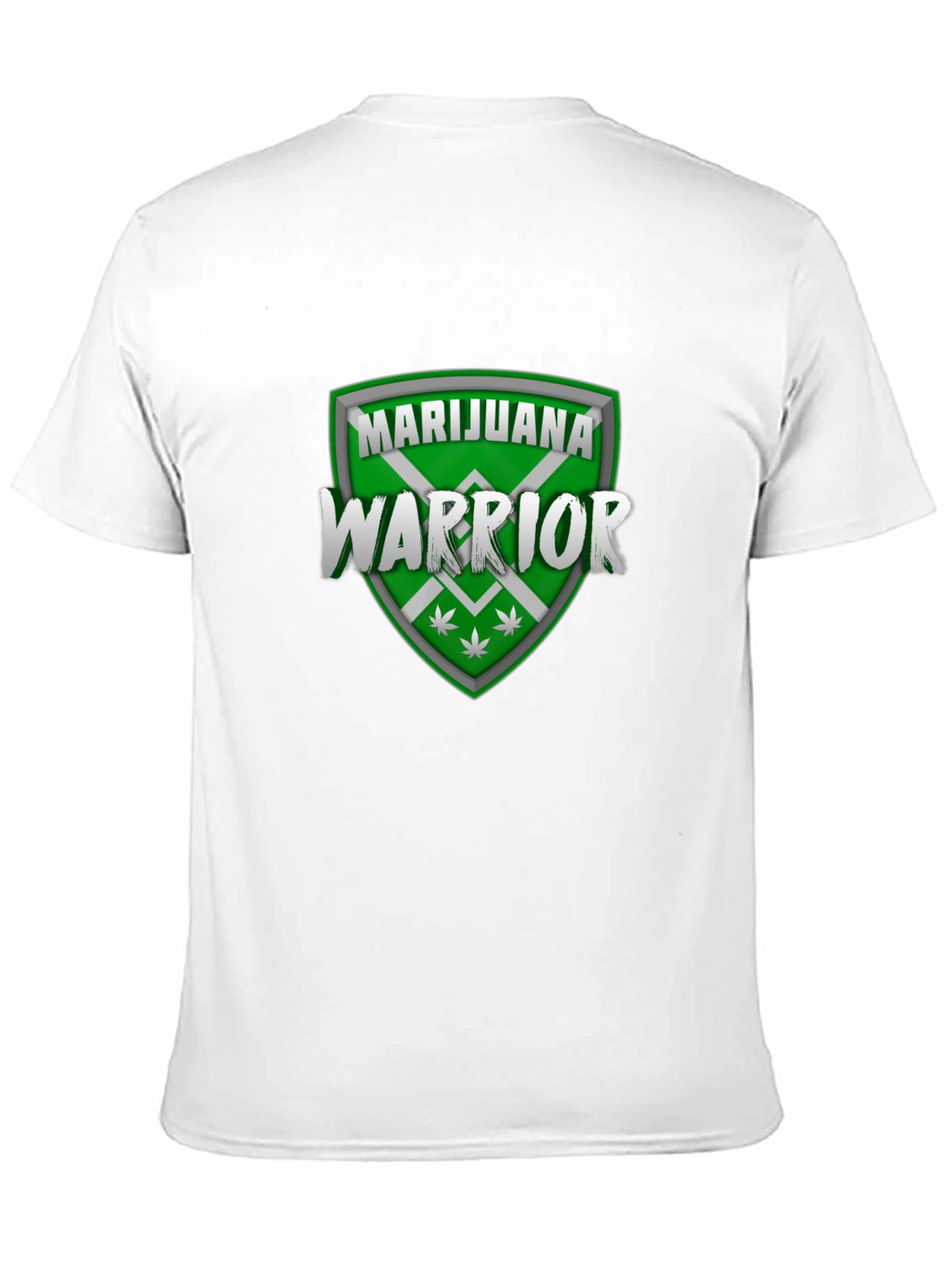 Marijuana Warrior Graphic T-Shirt - Black
