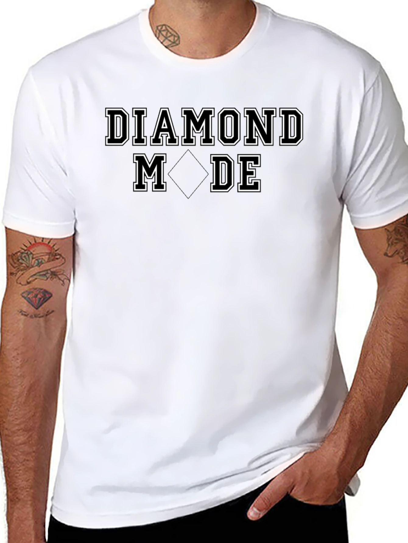 Diamond Mode T-Shirt - Stylish Graphic Tee