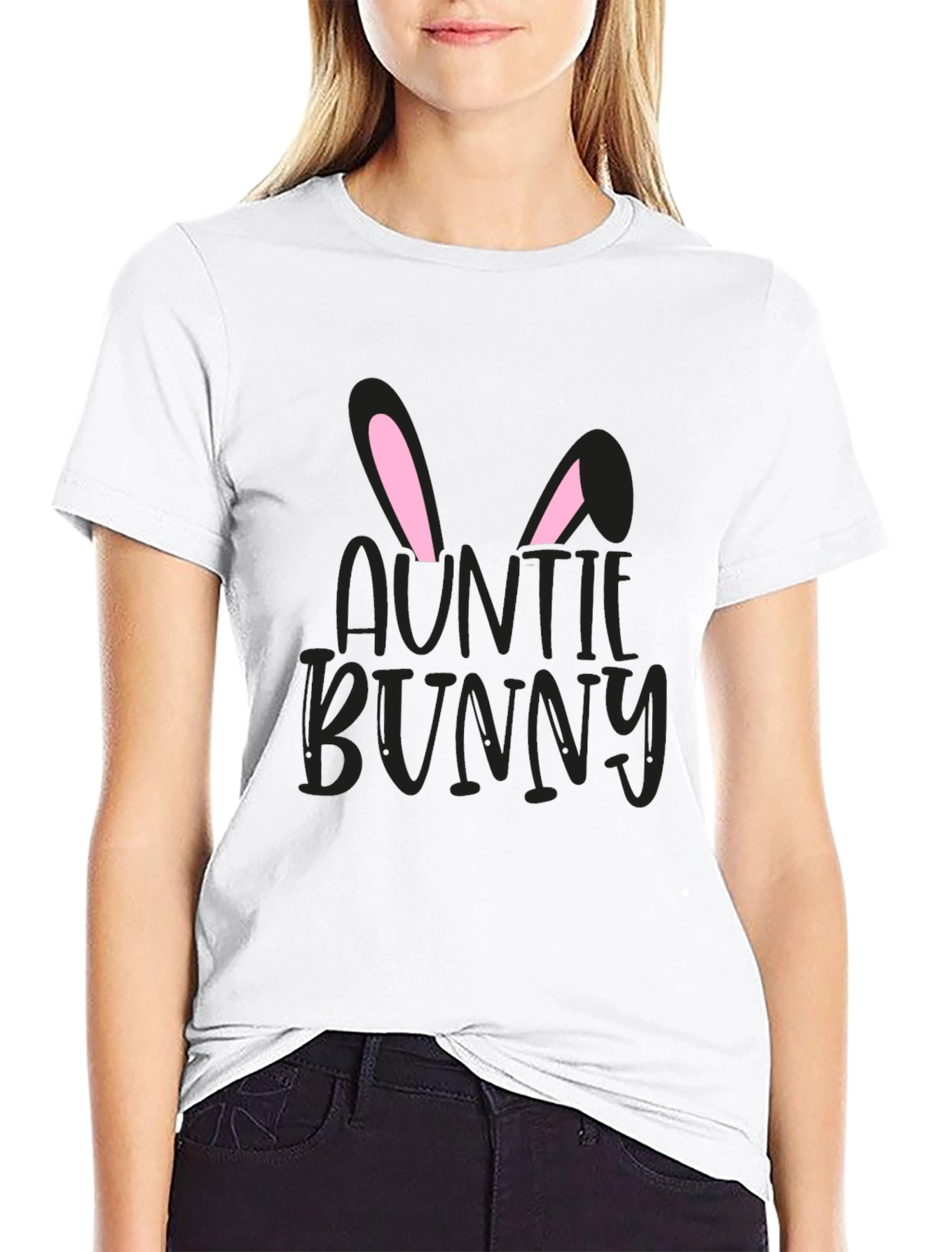 Auntie Bunny Easter T-Shirt