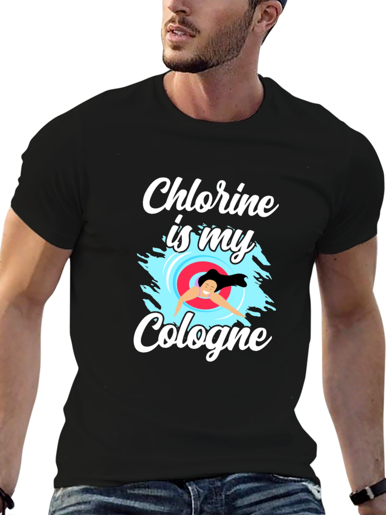 Chlorine Is My Cologne T-Shirt - Swimmer Gift