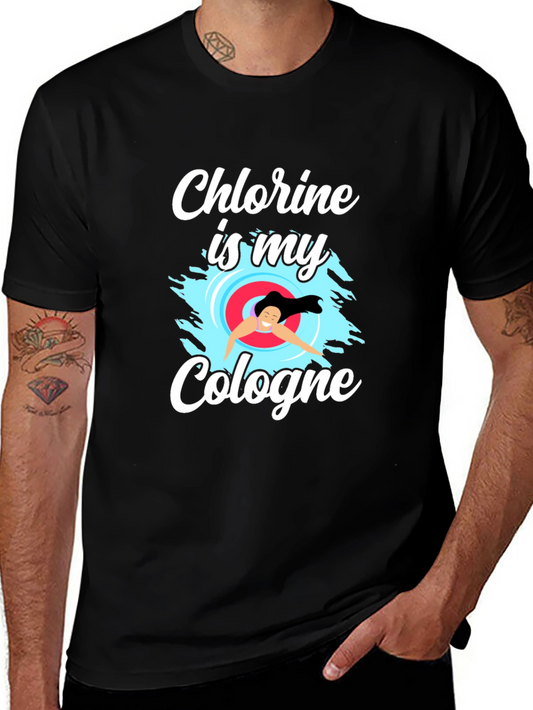 Chlorine Is My Cologne T-Shirt - Swimmer Gift