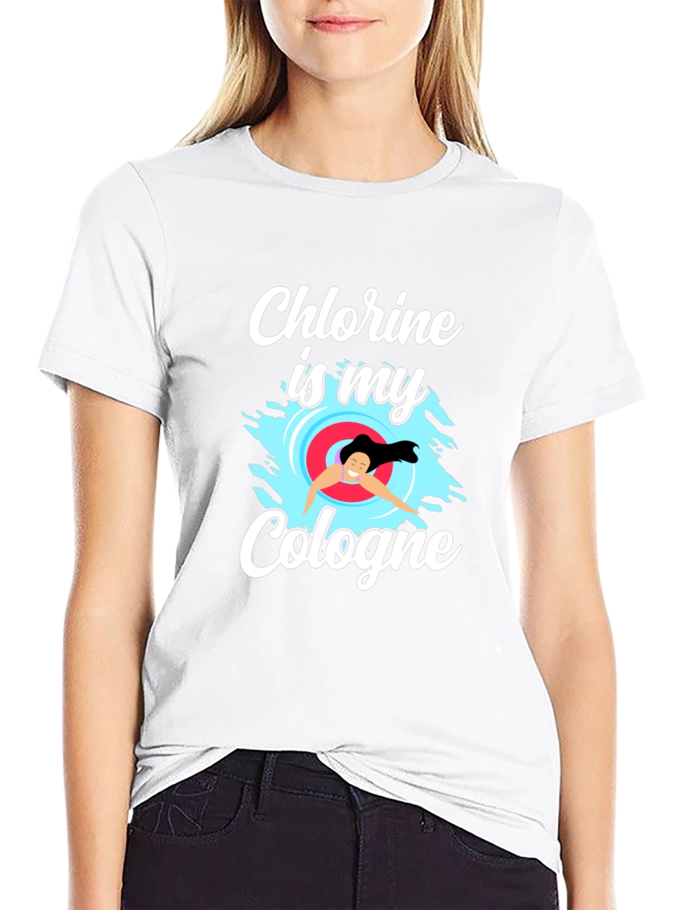 Chlorine Is My Cologne T-Shirt - Swimmer Gift