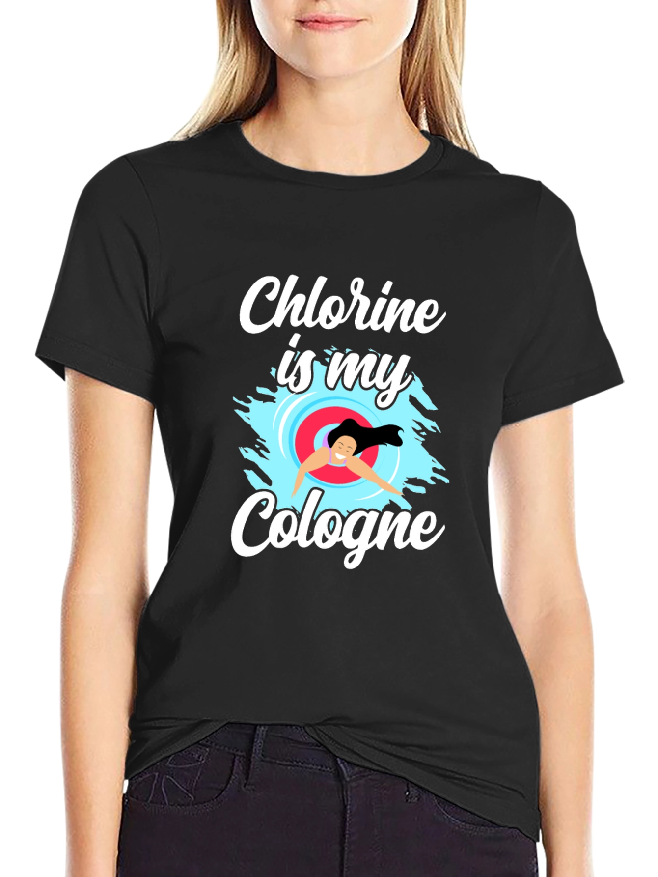 Chlorine Is My Cologne T-Shirt - Swimmer Gift