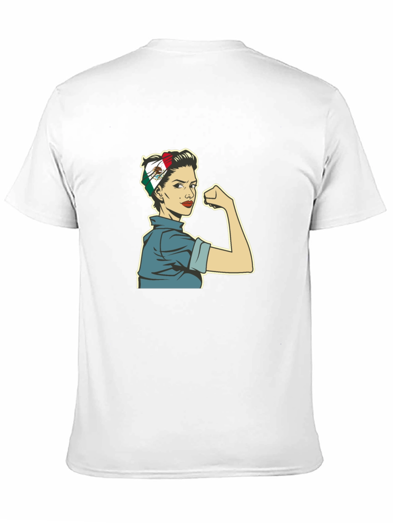 Rosie the Riveter Mexico Flag Women Empowerment T-Shirt