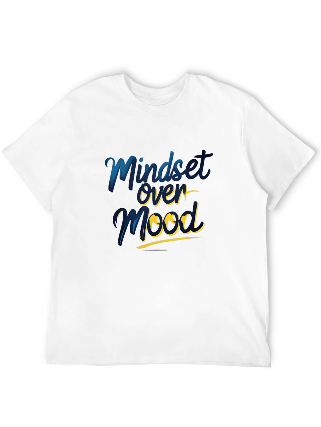 Mindset Over Mood Black Graphic Tee