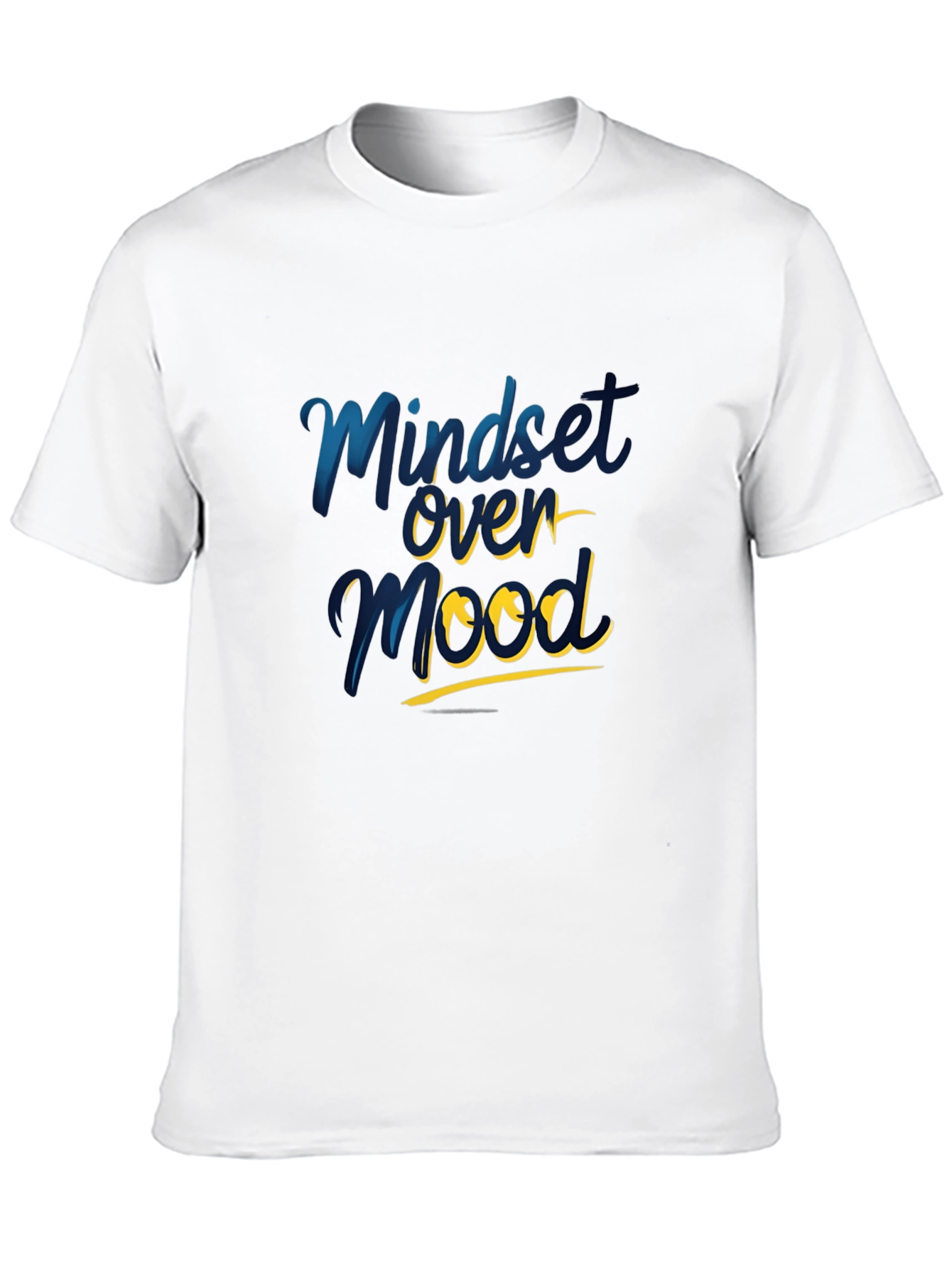 Mindset Over Mood Black Graphic Tee