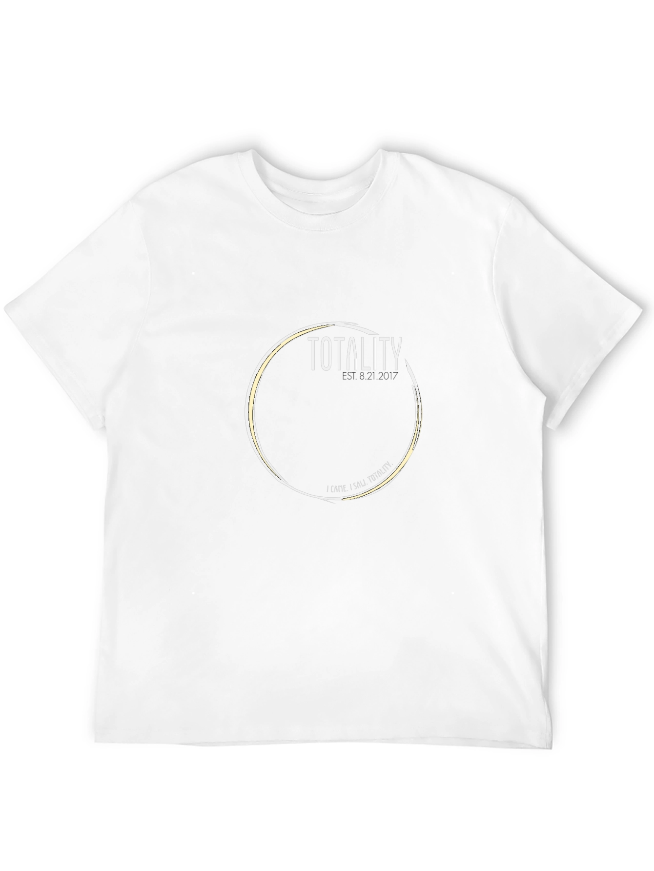Totality Graphic Print Black T-Shirt