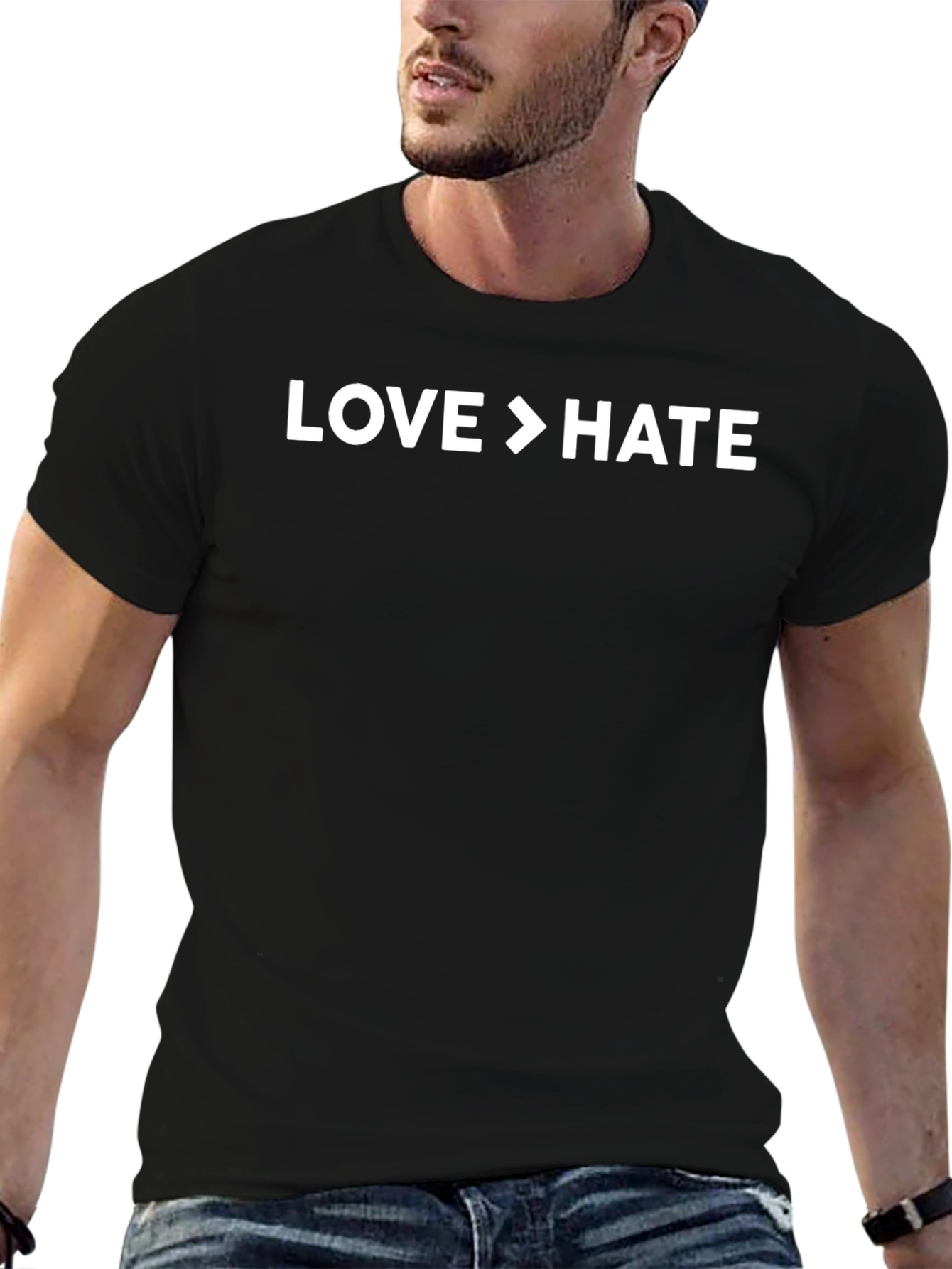 Love Over Hate Graphic Tee