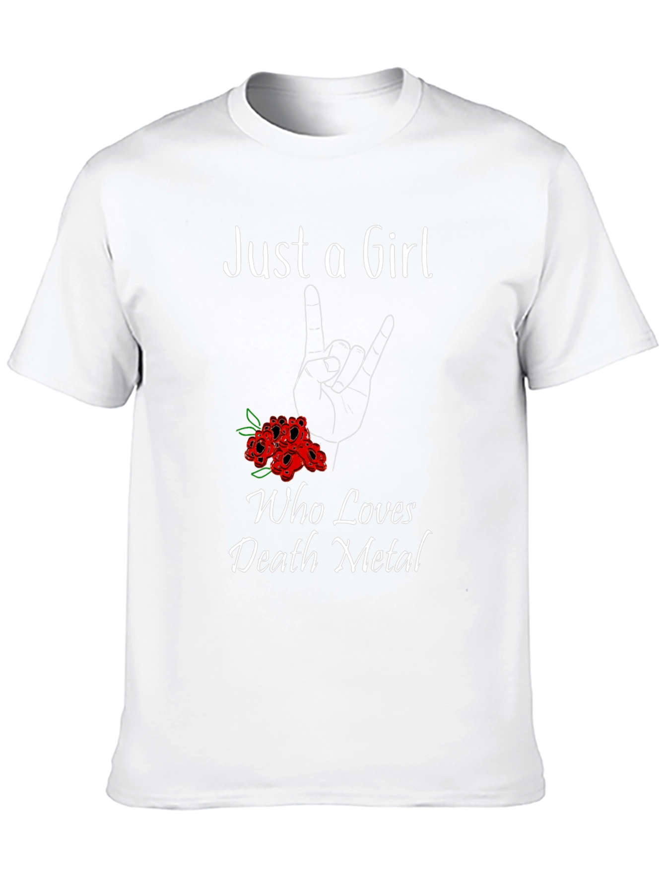 Just A Girl Who Loves Death Metal T-Shirt
