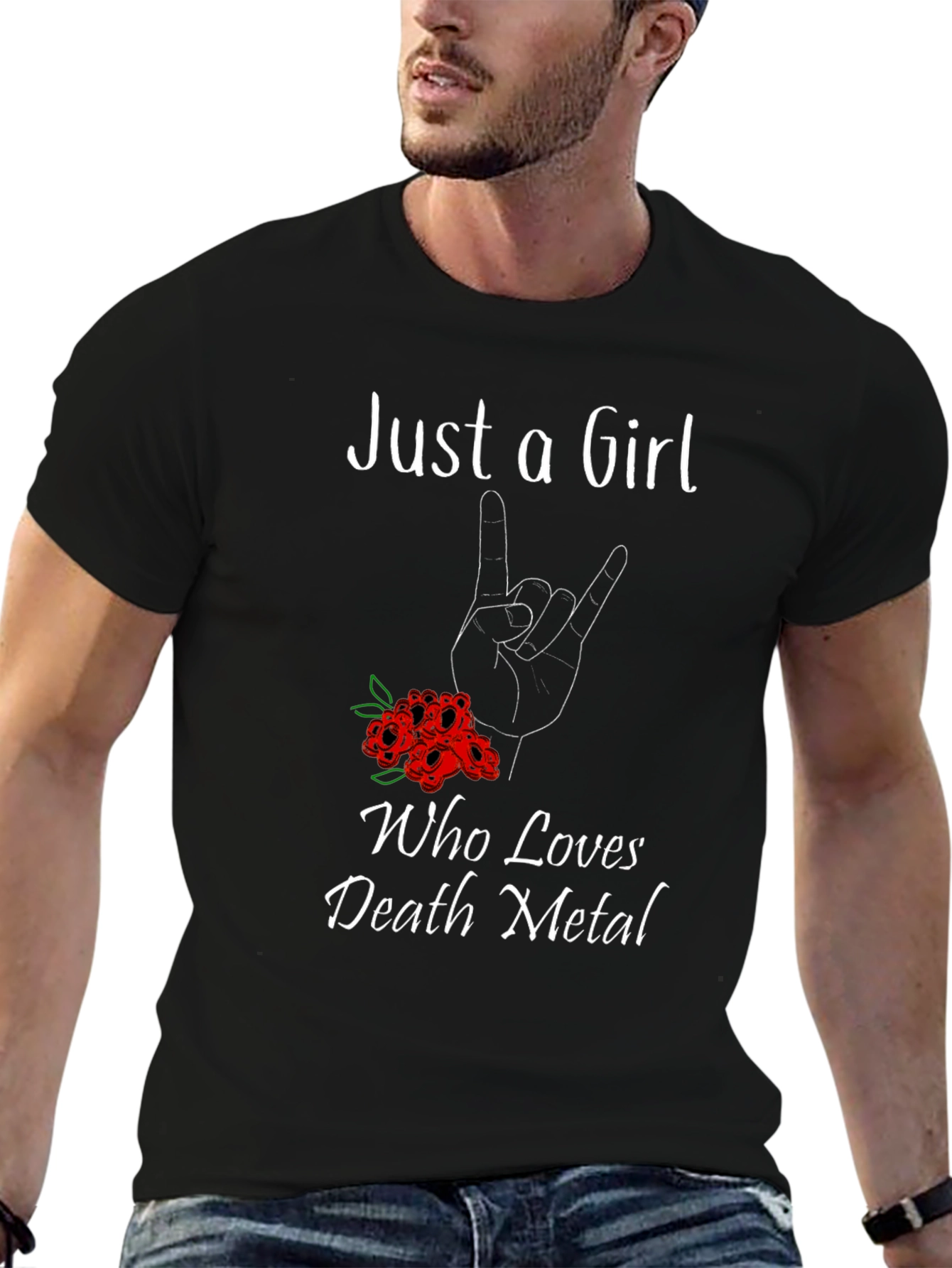 Just A Girl Who Loves Death Metal T-Shirt