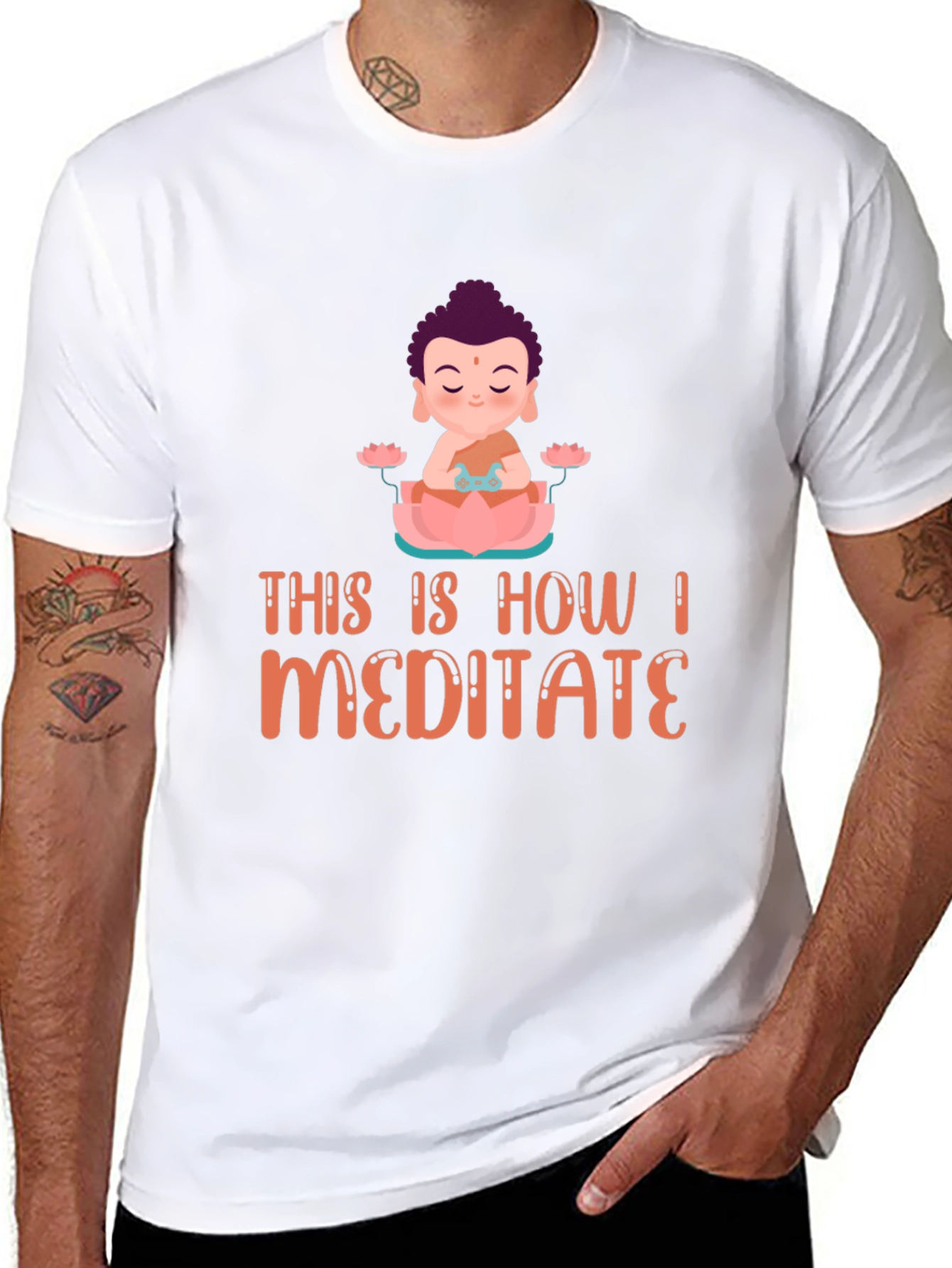 Meditate Buddha Graphic Tee - Unisex