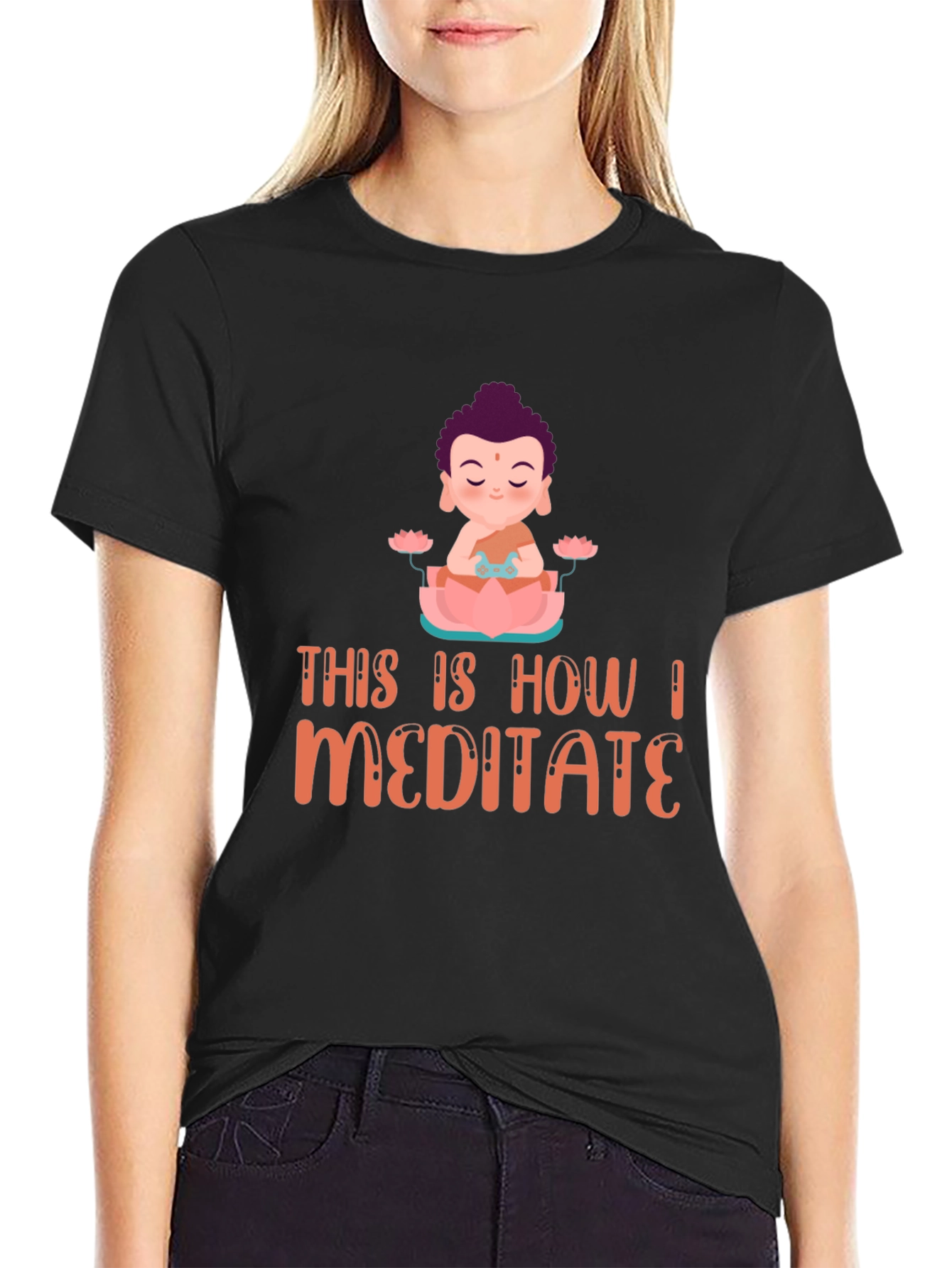 Meditate Buddha Graphic Tee - Unisex