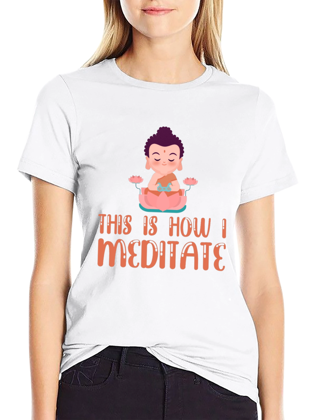 Meditate Buddha Graphic Tee - Unisex