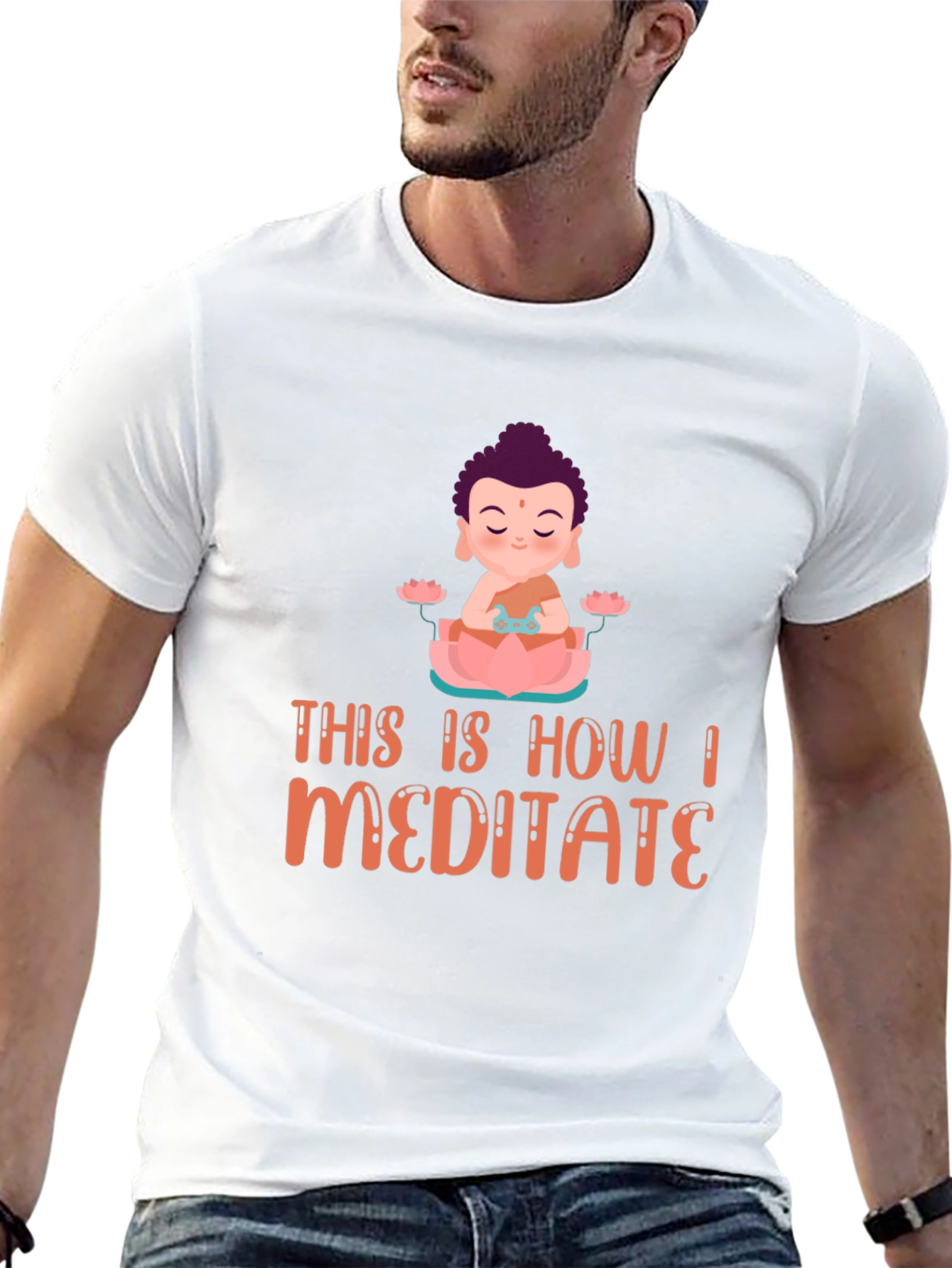 Meditate Buddha Graphic Tee - Unisex