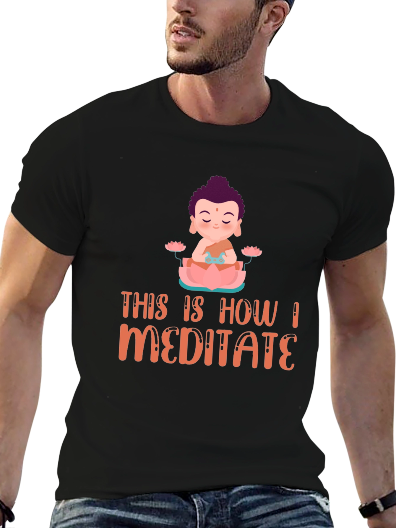 Meditate Buddha Graphic Tee - Unisex