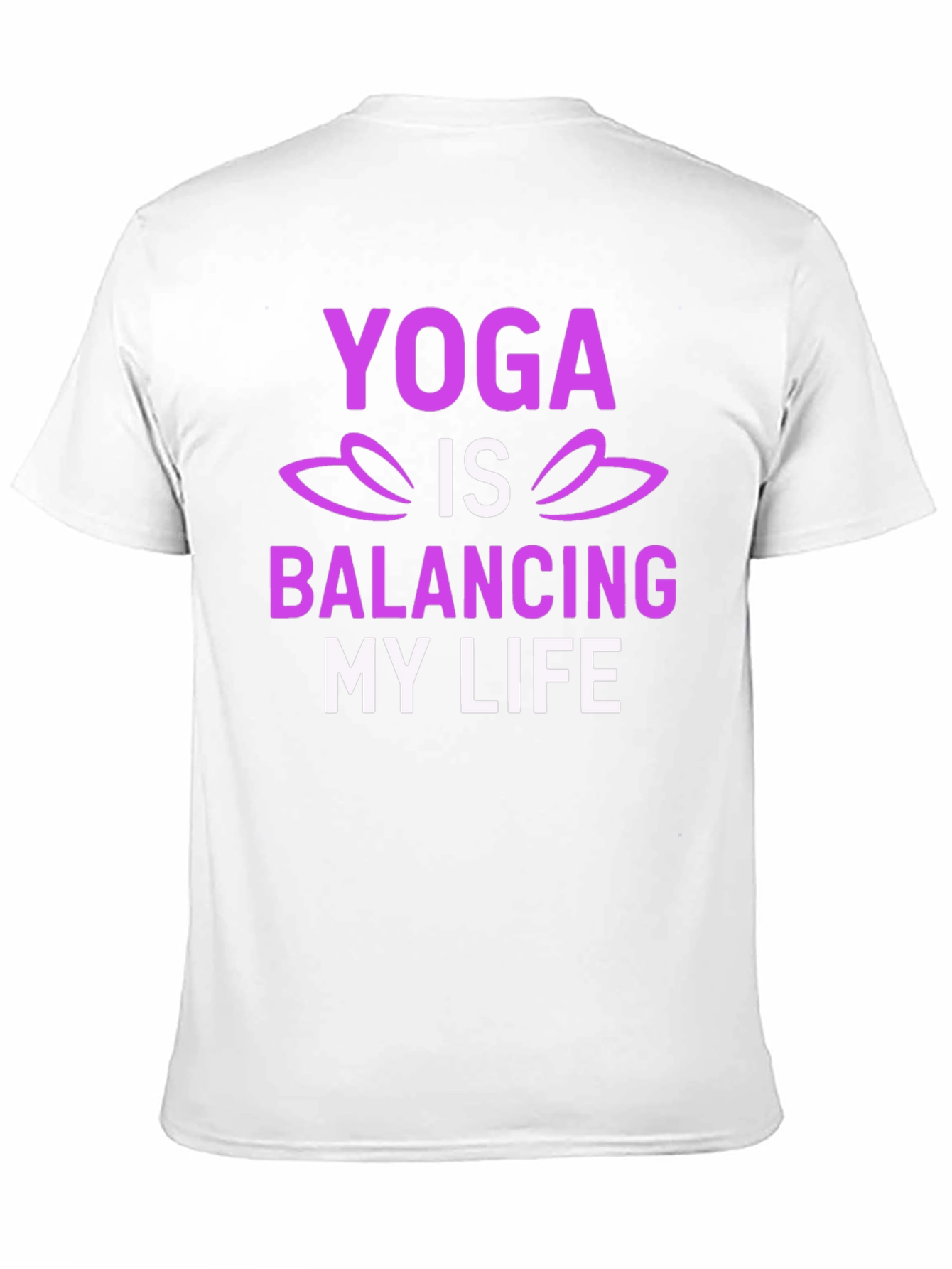 Yoga Balancing Life T-Shirt - Lotus Design