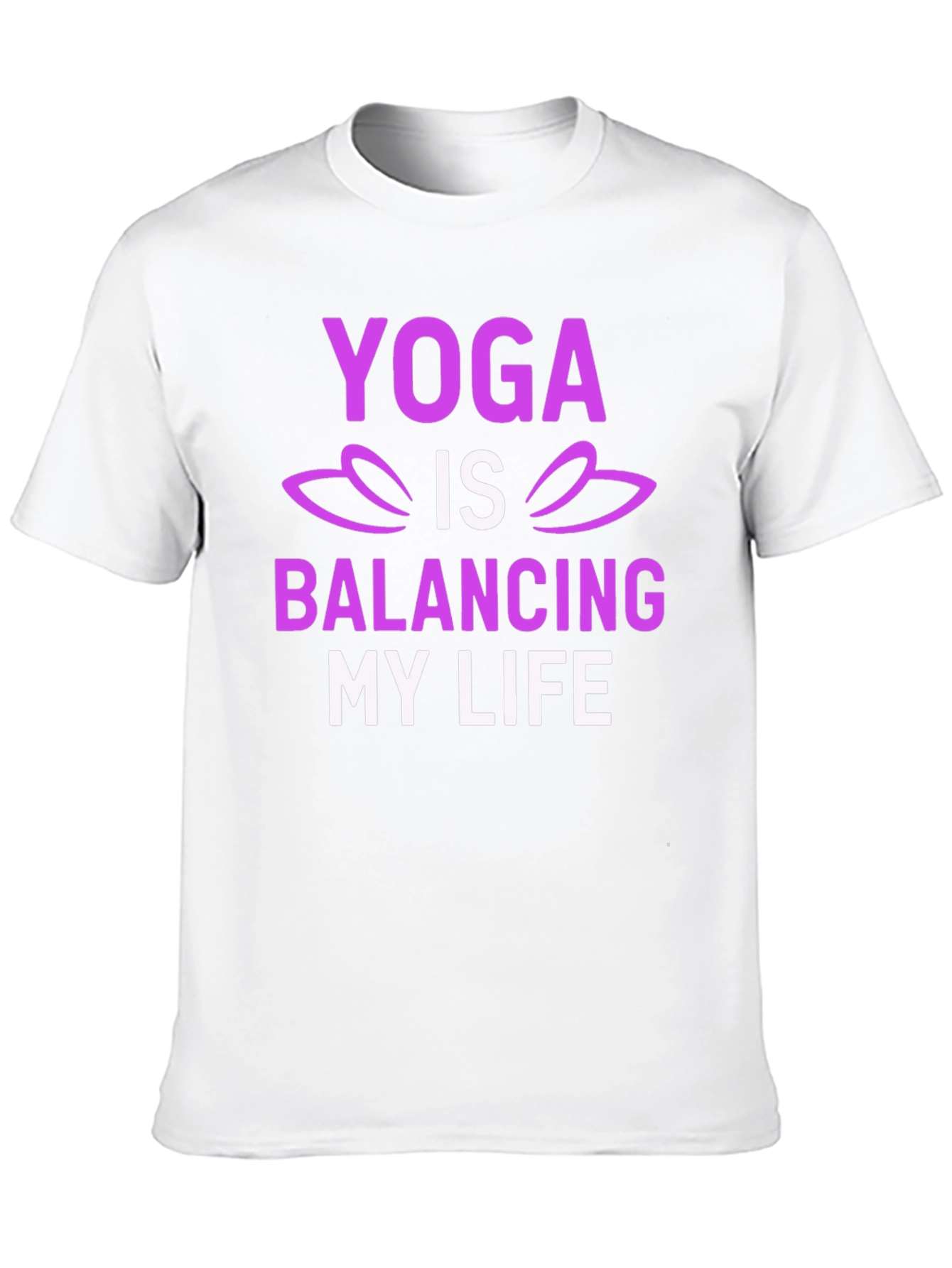 Yoga Balancing Life T-Shirt - Lotus Design
