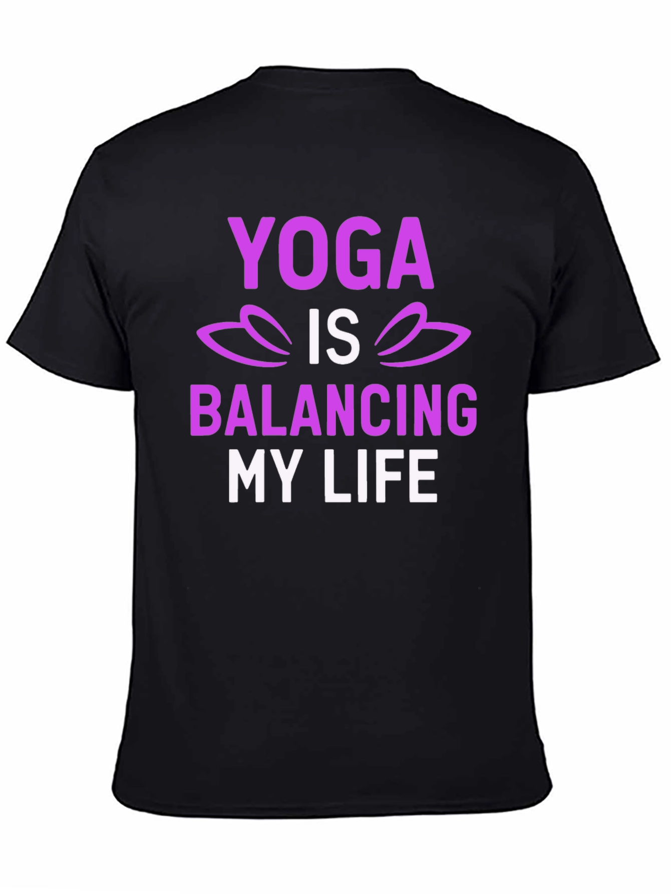 Yoga Balancing Life T-Shirt - Lotus Design